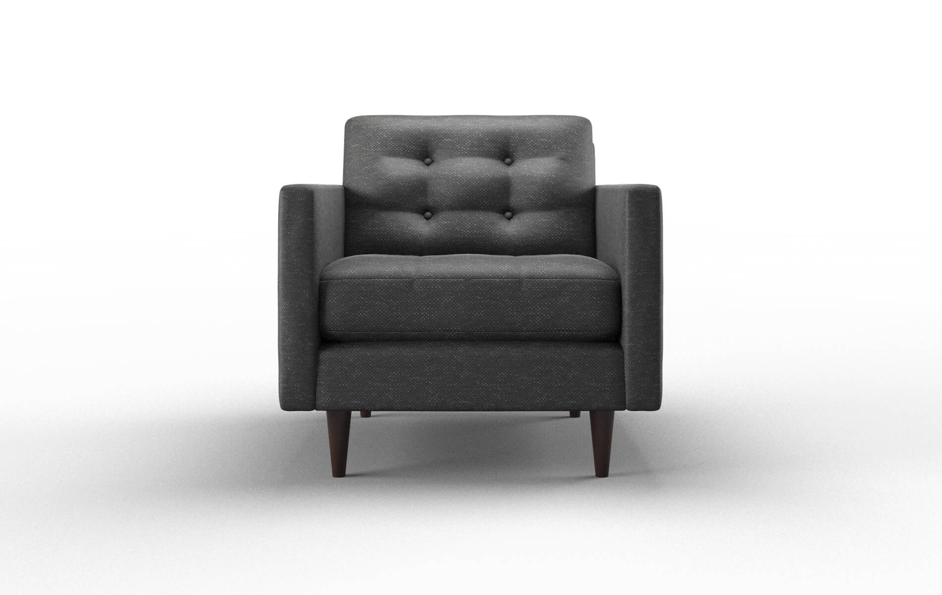 Oslo Phoenix Charcoal Chair espresso legs 1