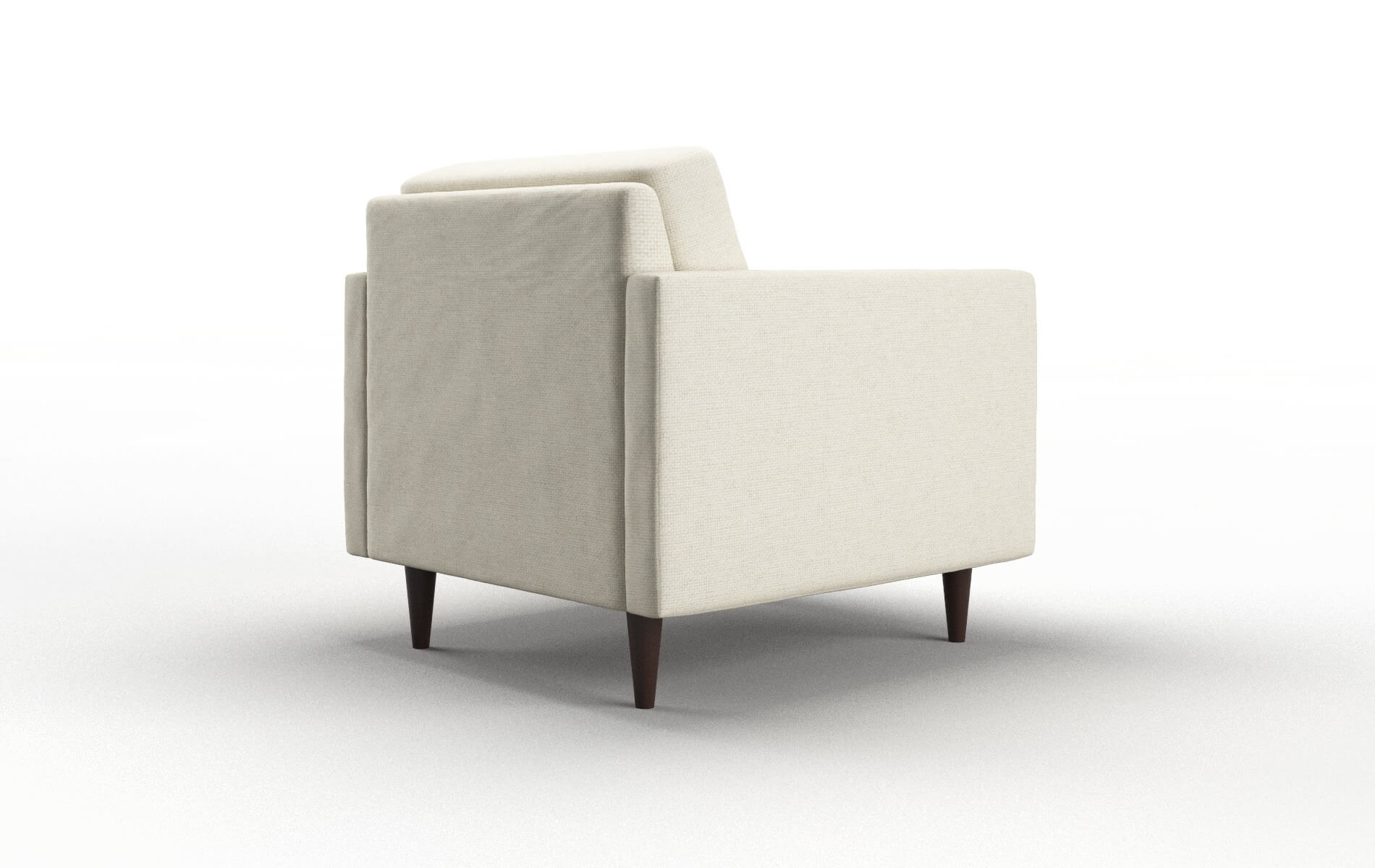 Oslo Phoenix Ivory Chair espresso legs 5