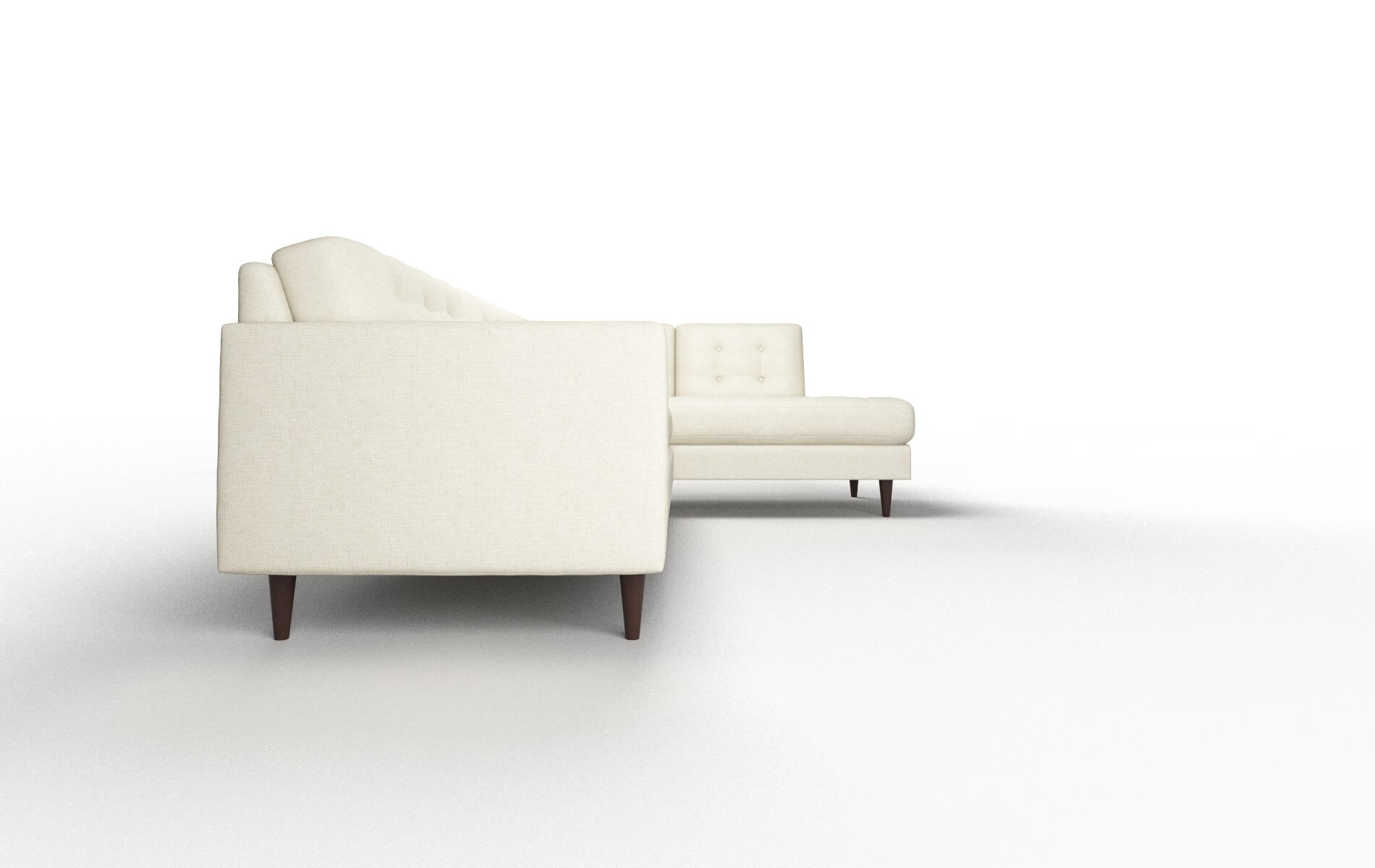 Oslo Phoenix Ivory Panel espresso legs 3