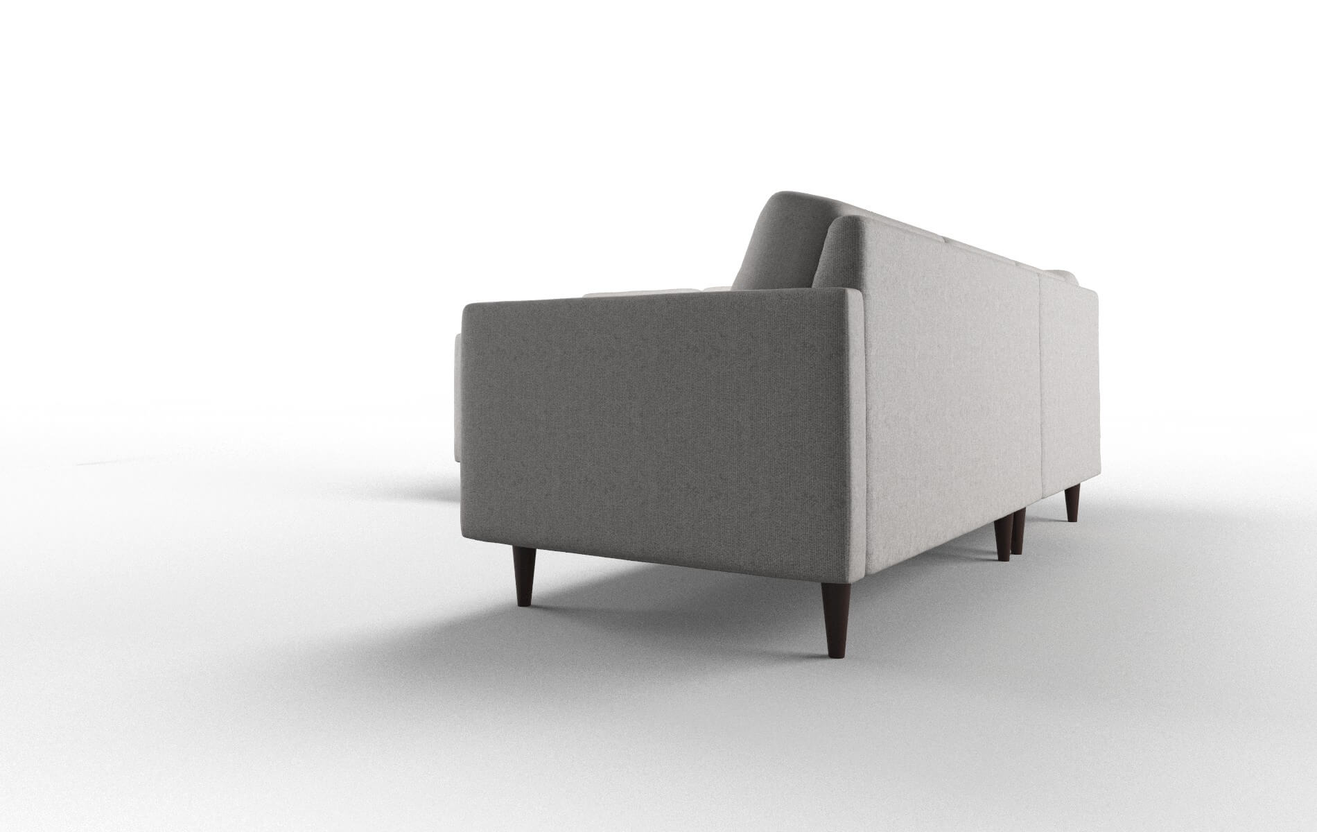 Oslo Prime Ash Sectional espresso legs 4