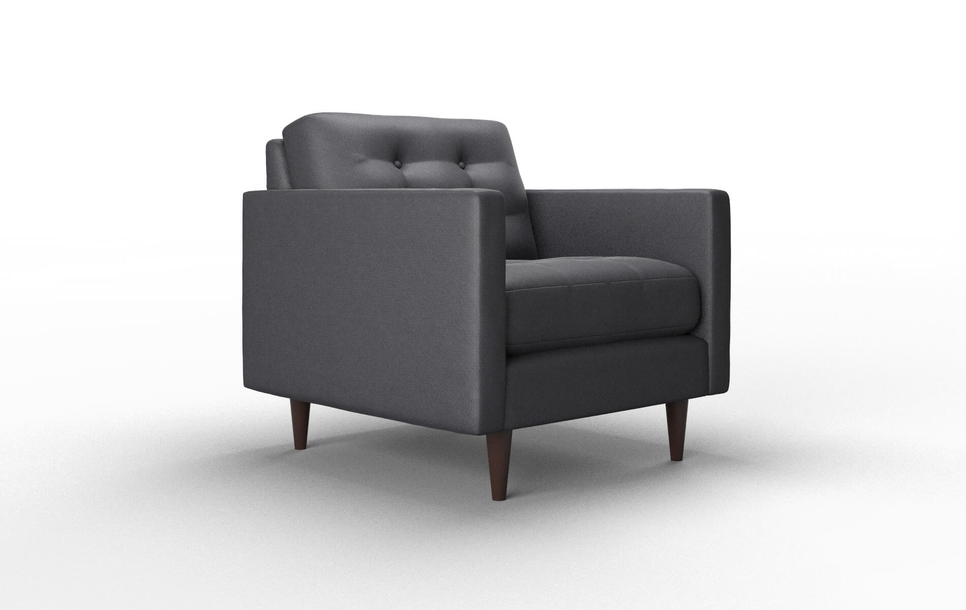 Oslo Redondo Navy Chair espresso legs 2
