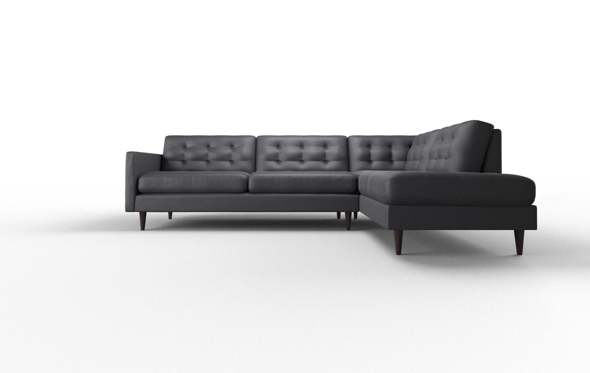 Oslo Redondo Navy Panel espresso legs 1