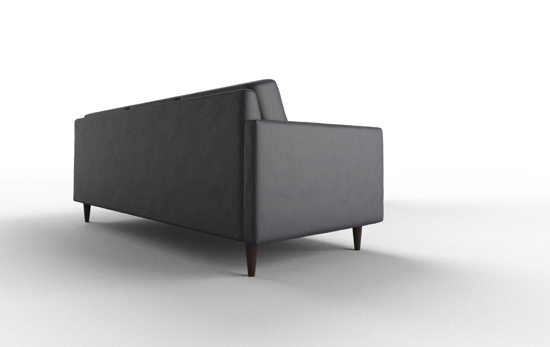 Oslo Redondo Navy Sectional espresso legs 3