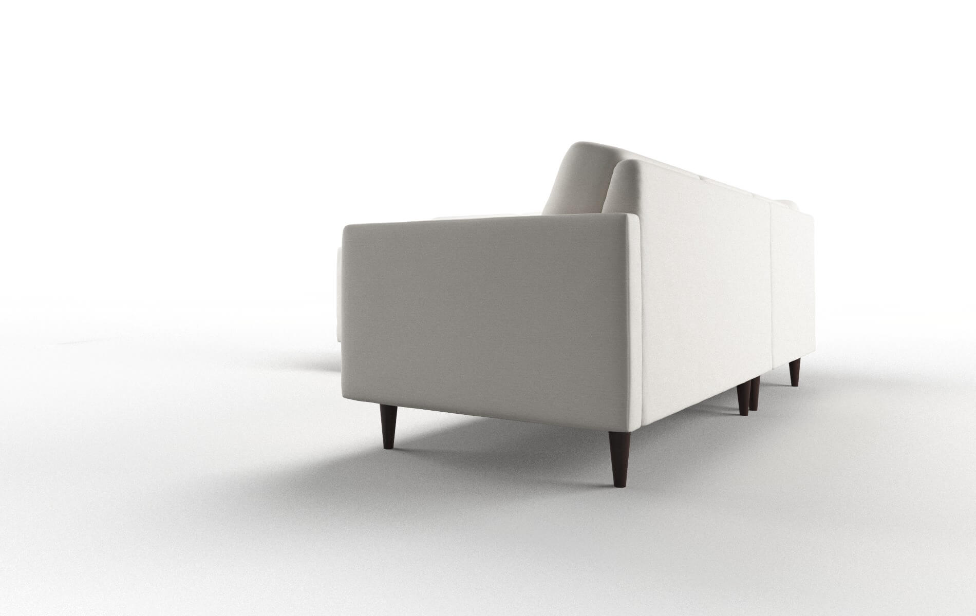 Oslo Redondo Pearl Sectional espresso legs 4