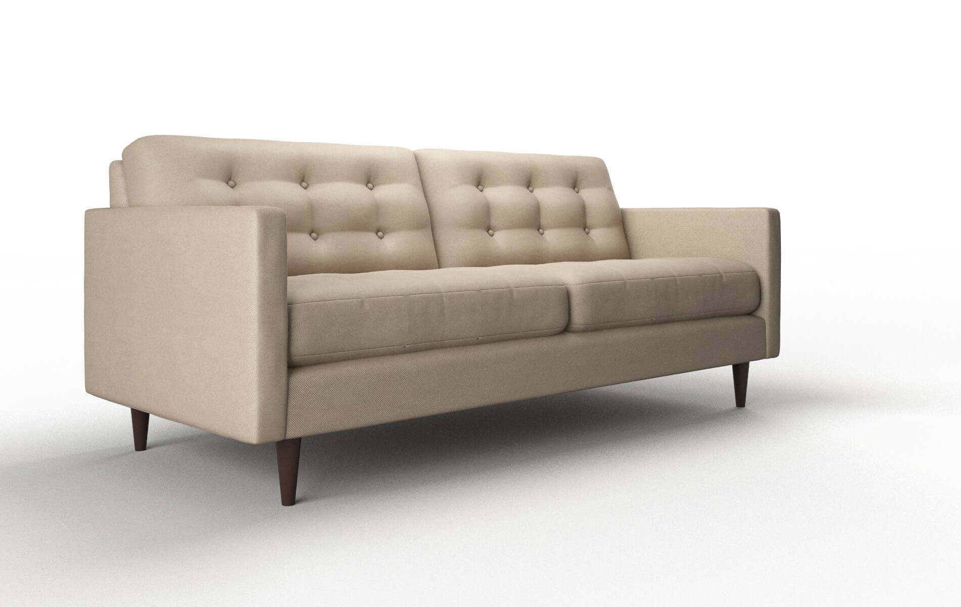 Oslo Rocket Cappuccino Sofa espresso legs 2