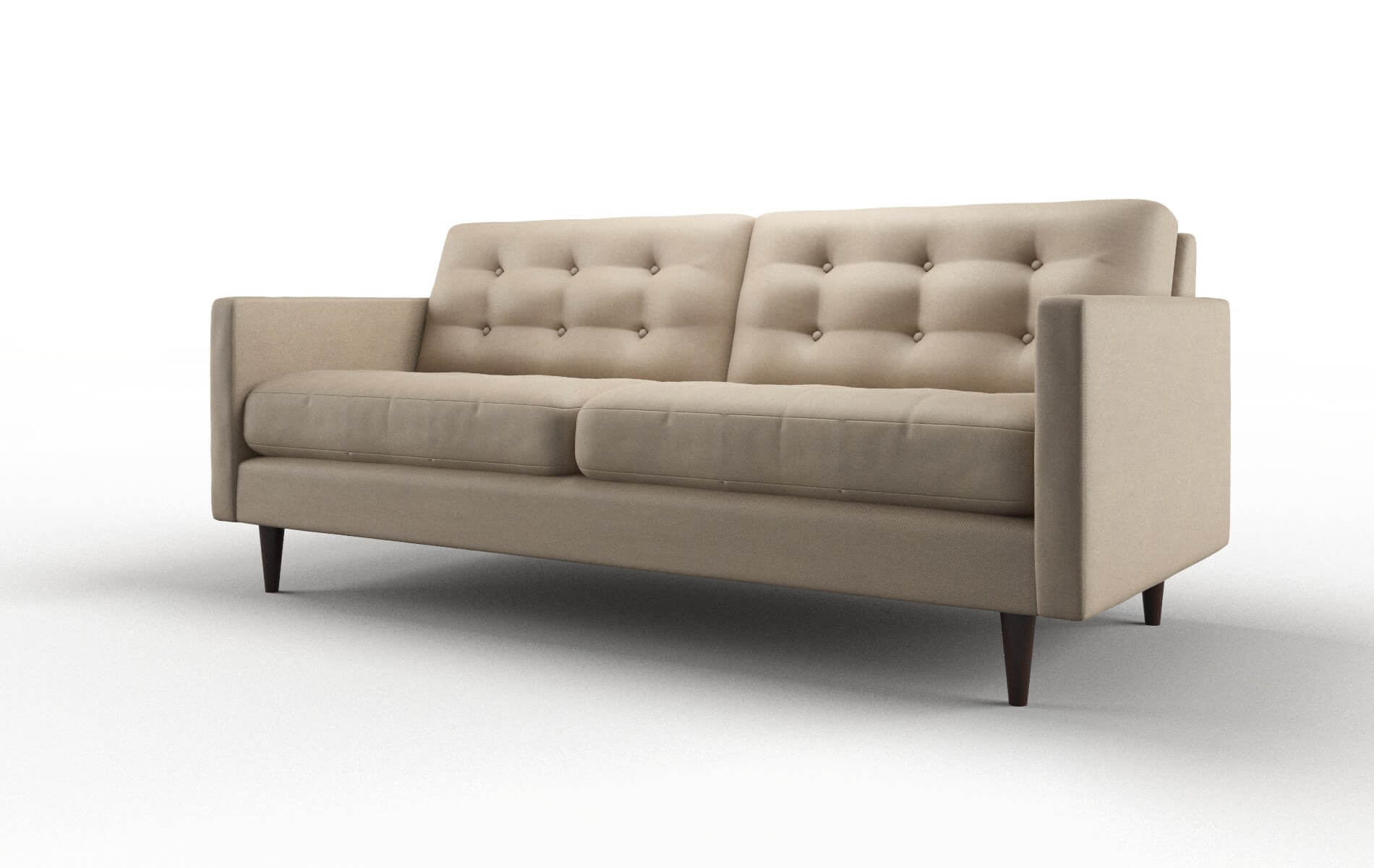 Oslo Rocket Cappuccino Sofa espresso legs 4