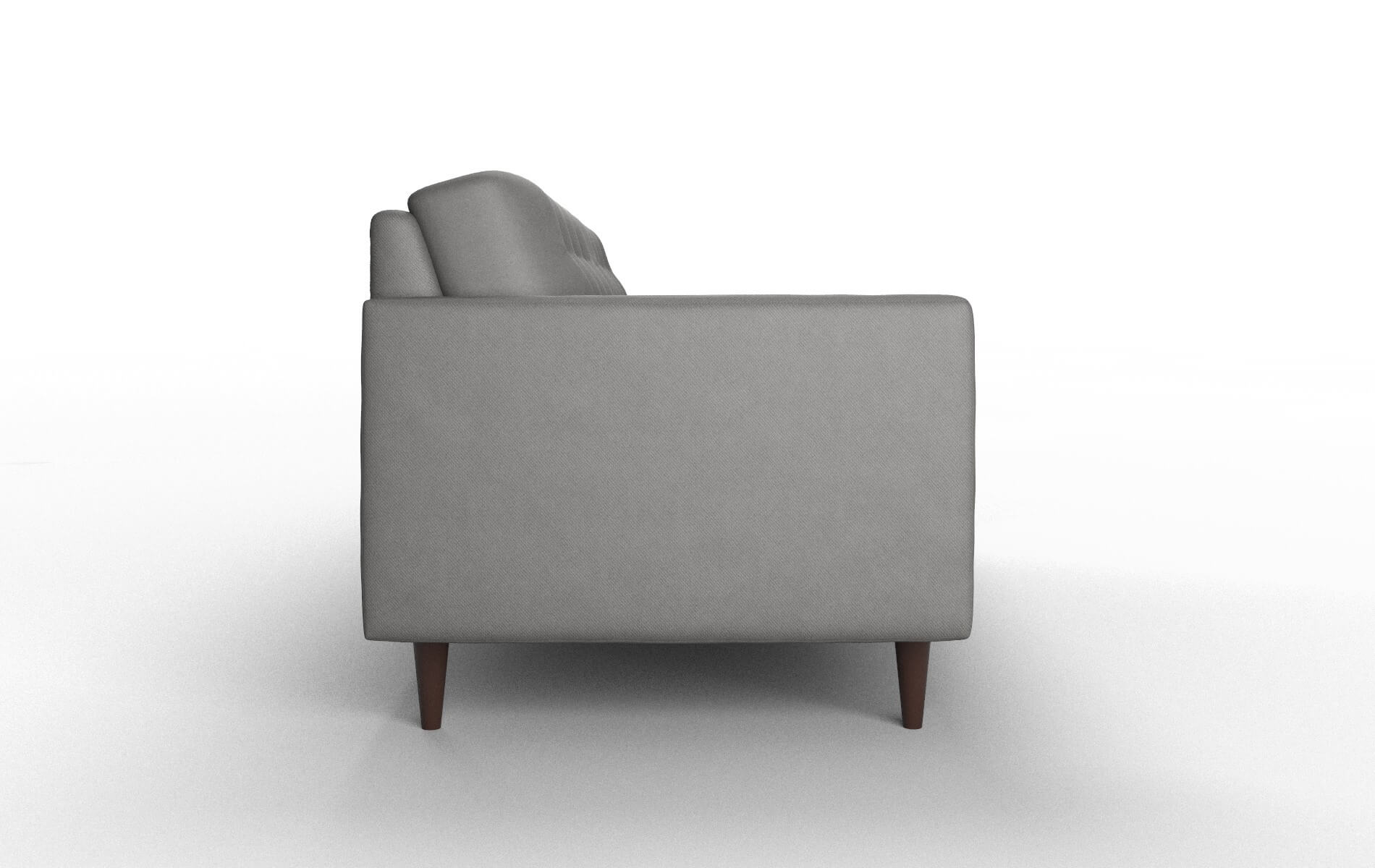 Oslo Rocket Charcoal Sofa espresso legs 3