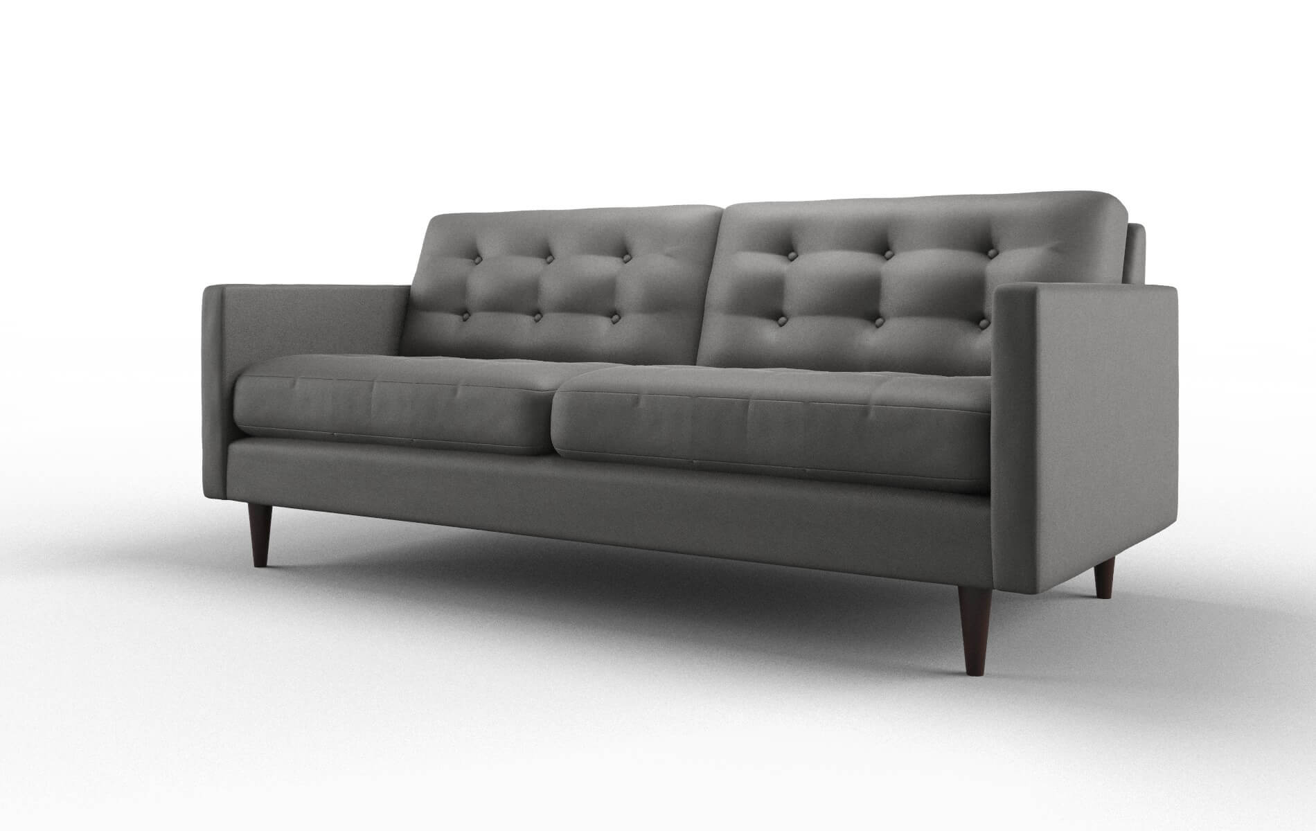 Oslo Rocket Charcoal Sofa espresso legs 4