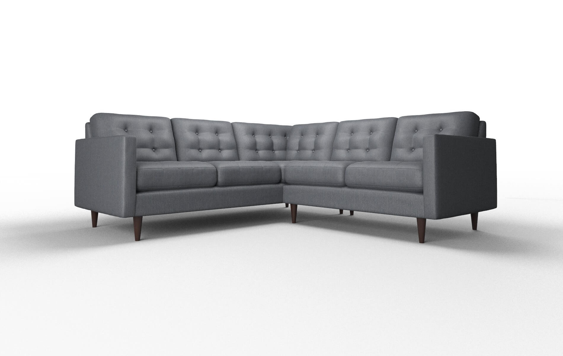 Oslo Rocket eclipse Sectional Espresso Legs  1