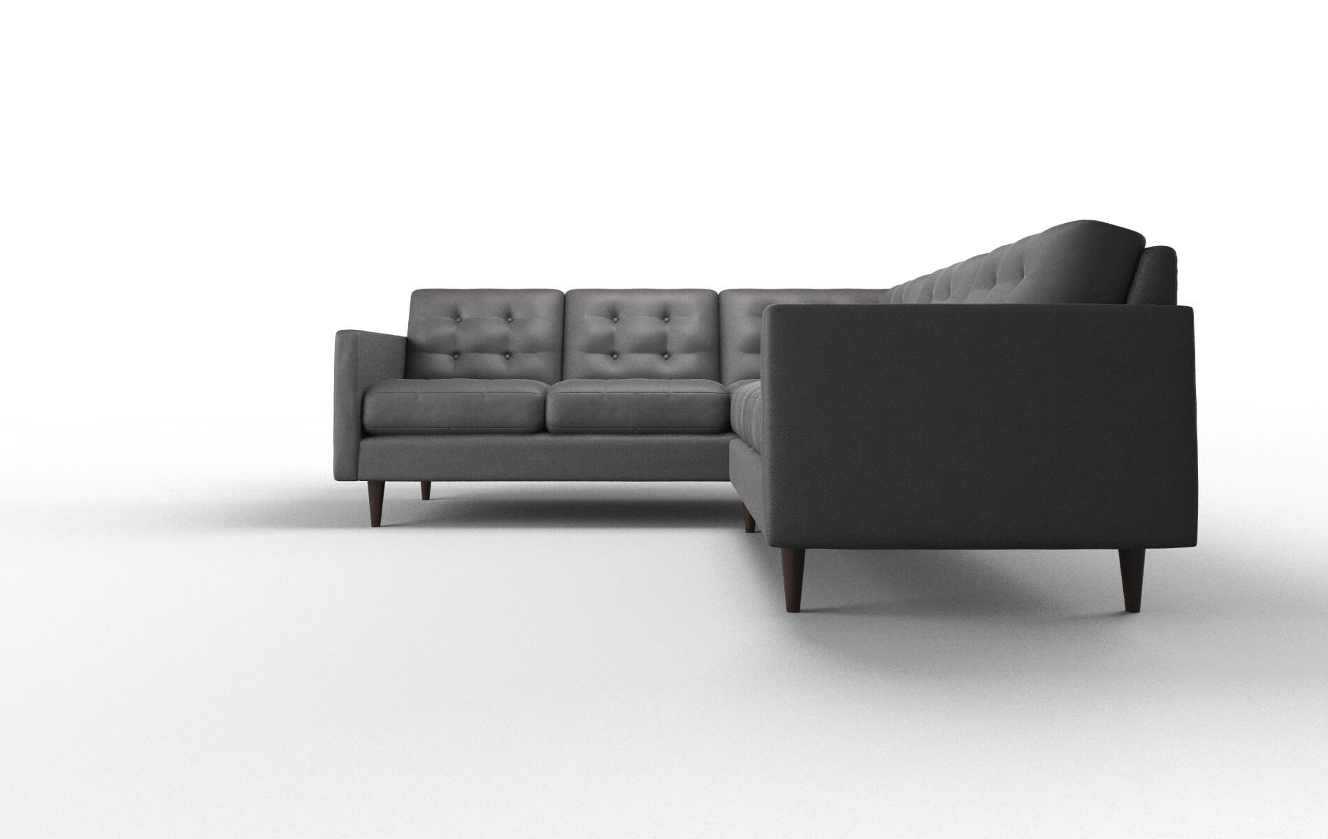 Oslo Royale Eclipse Sectional espresso legs 5