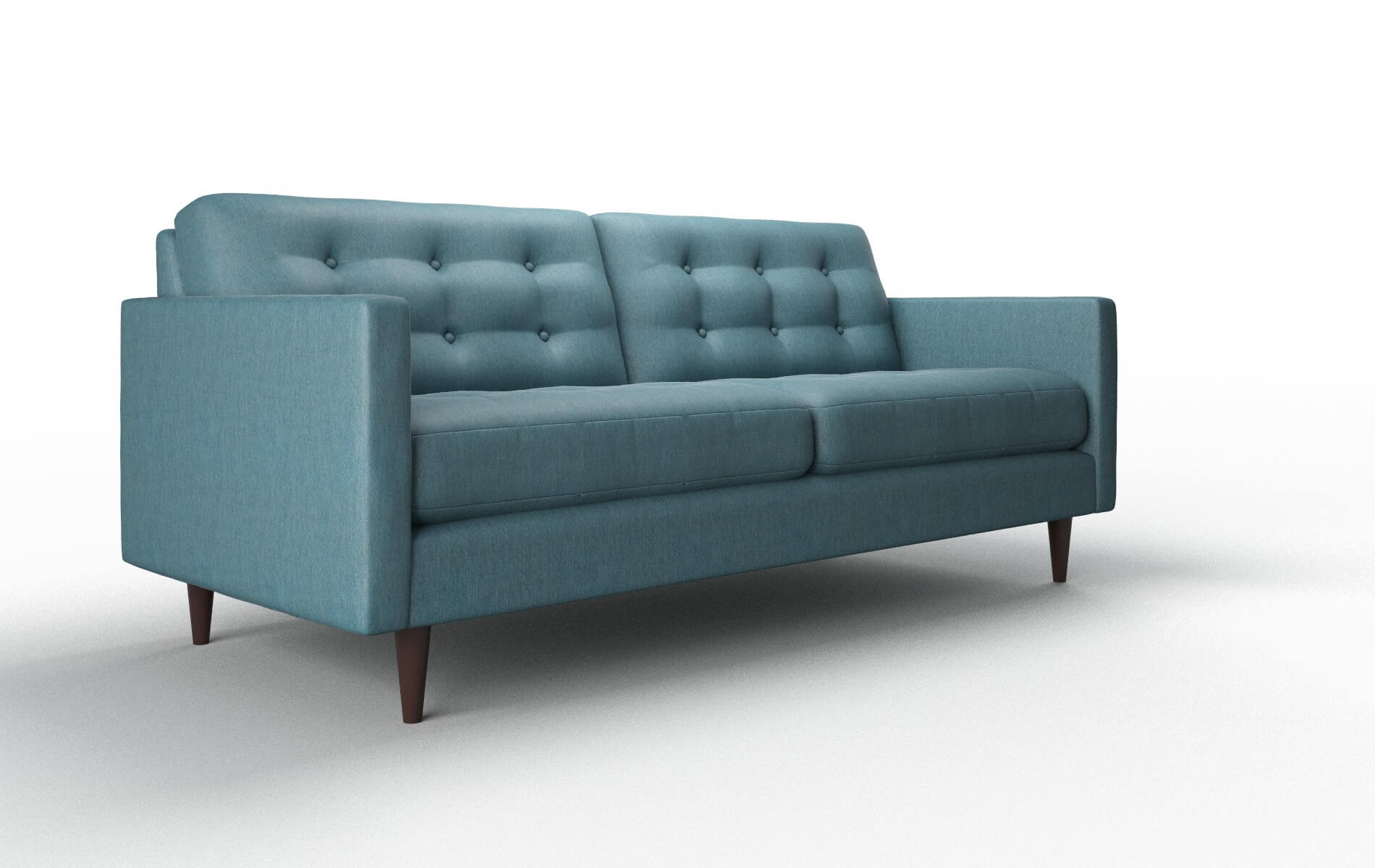 Oslo Royale Electric_blue Sofa espresso legs 2