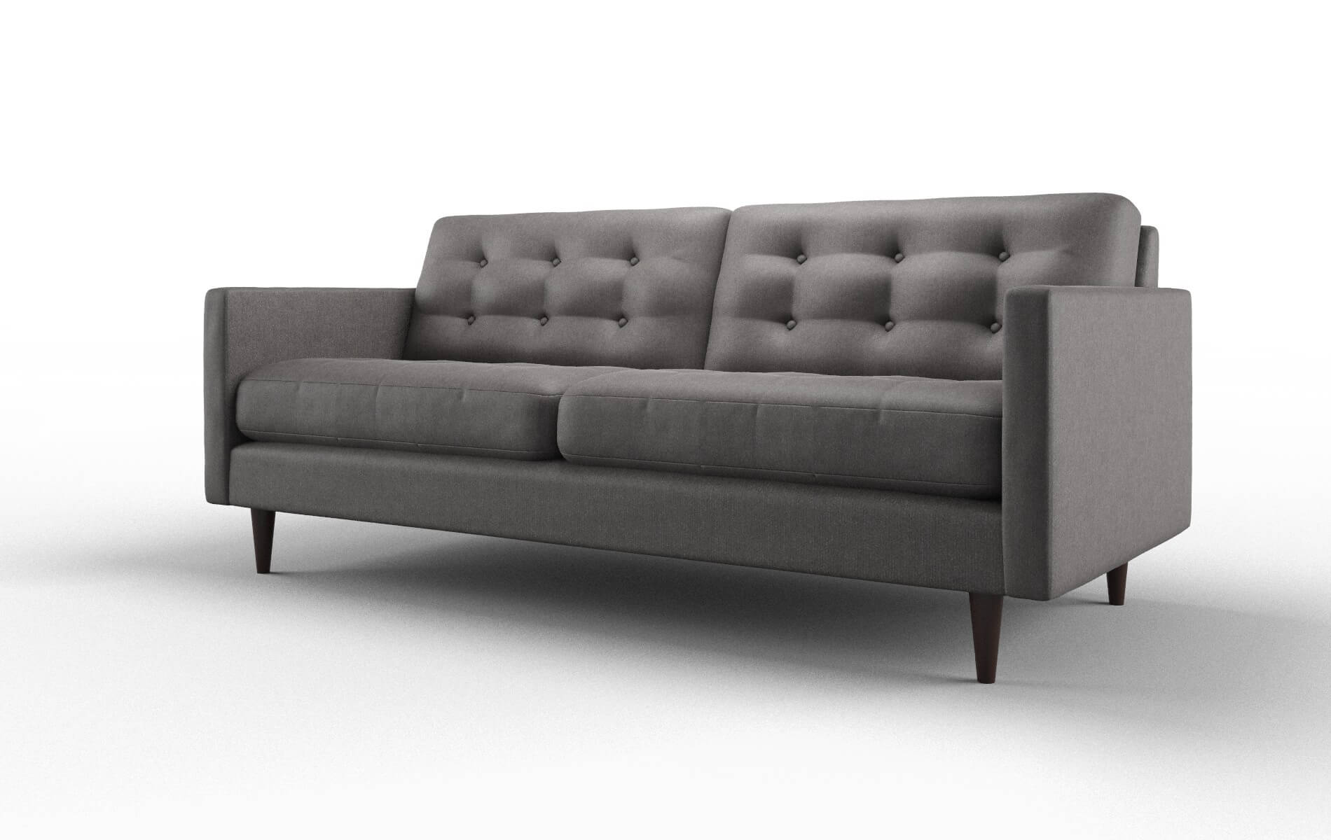 Oslo Sasha Grey Sofa espresso legs 4