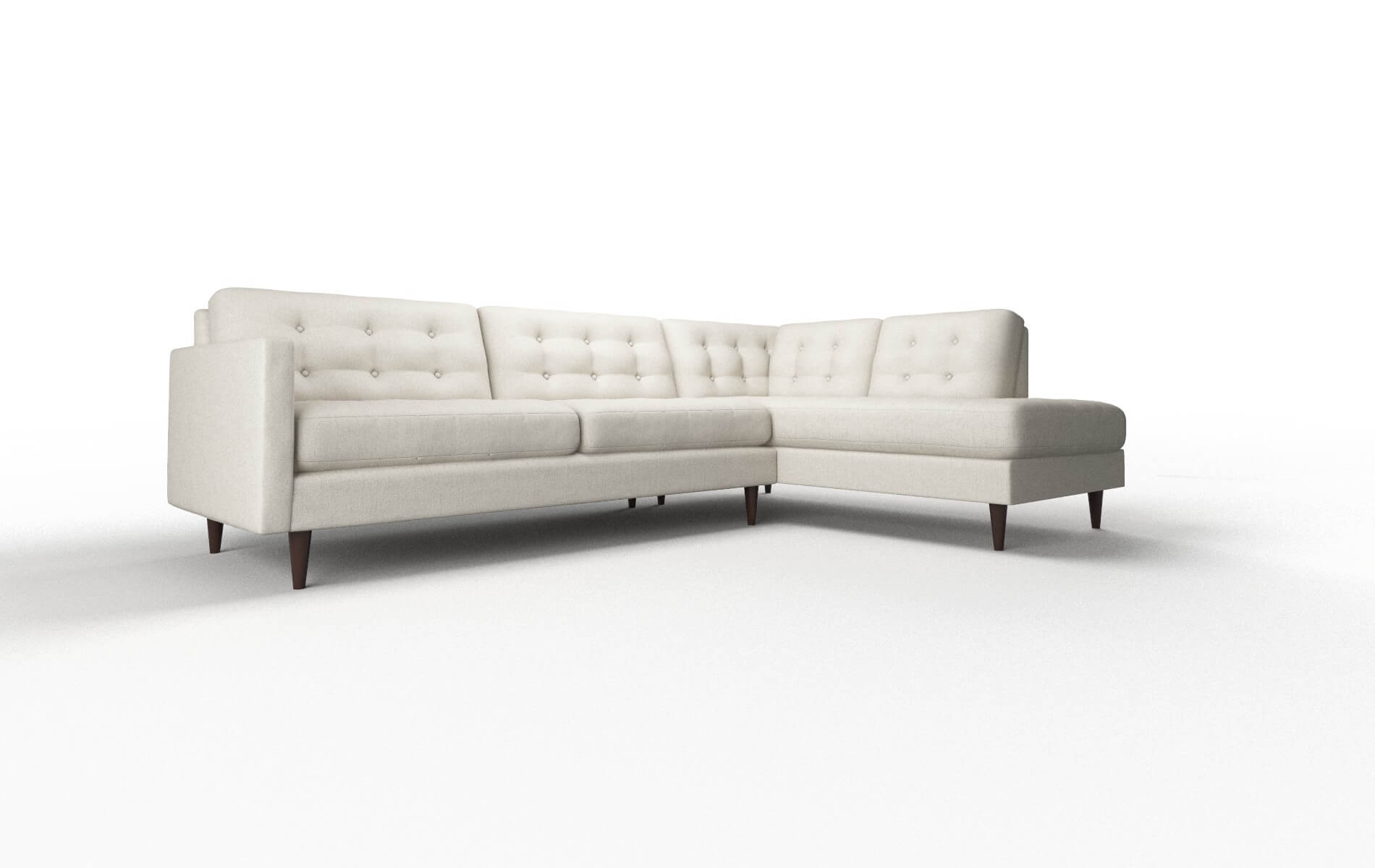 Oslo Sasha Linen Panel espresso legs 2