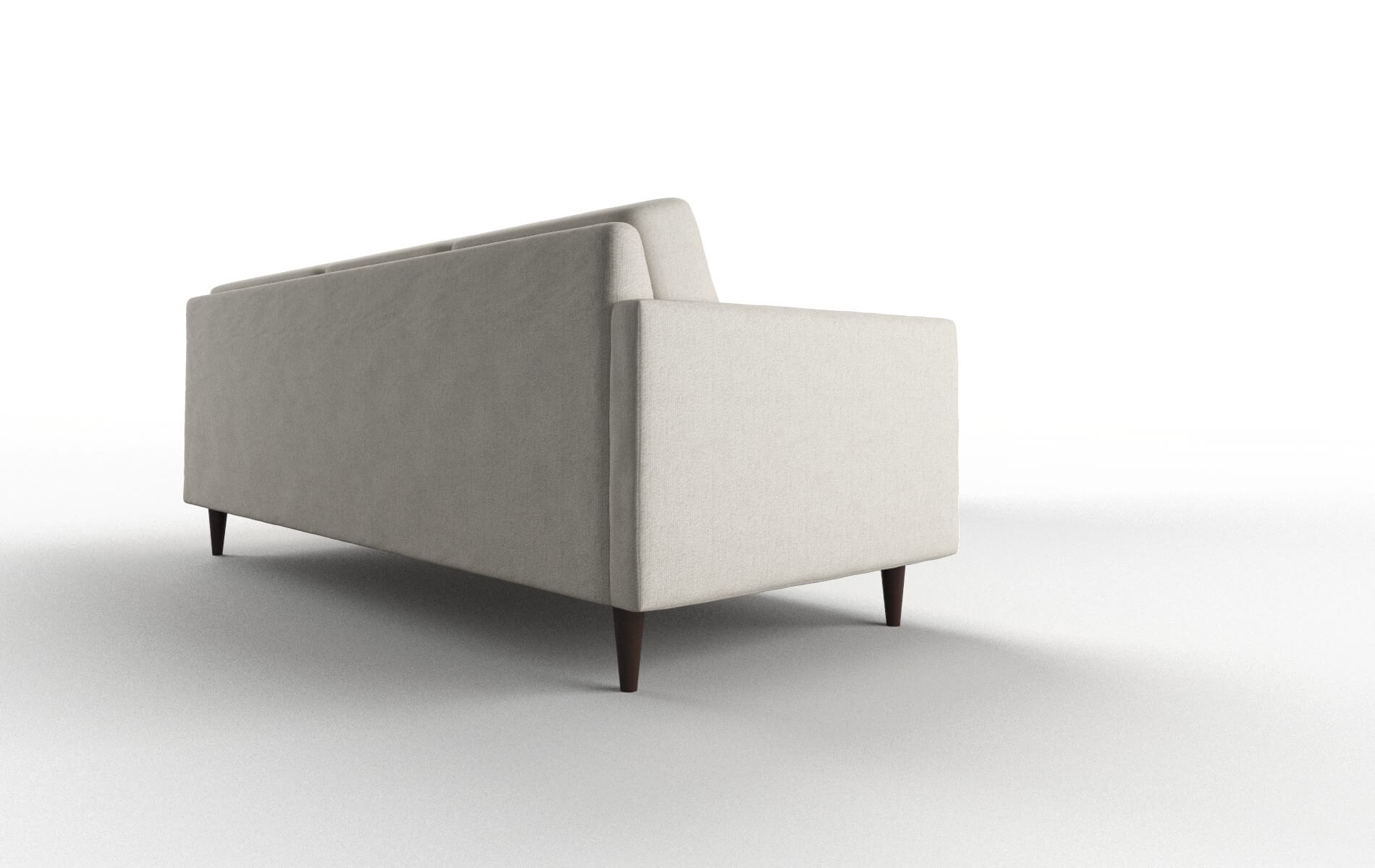 Oslo Sasha Linen Sectional espresso legs 3