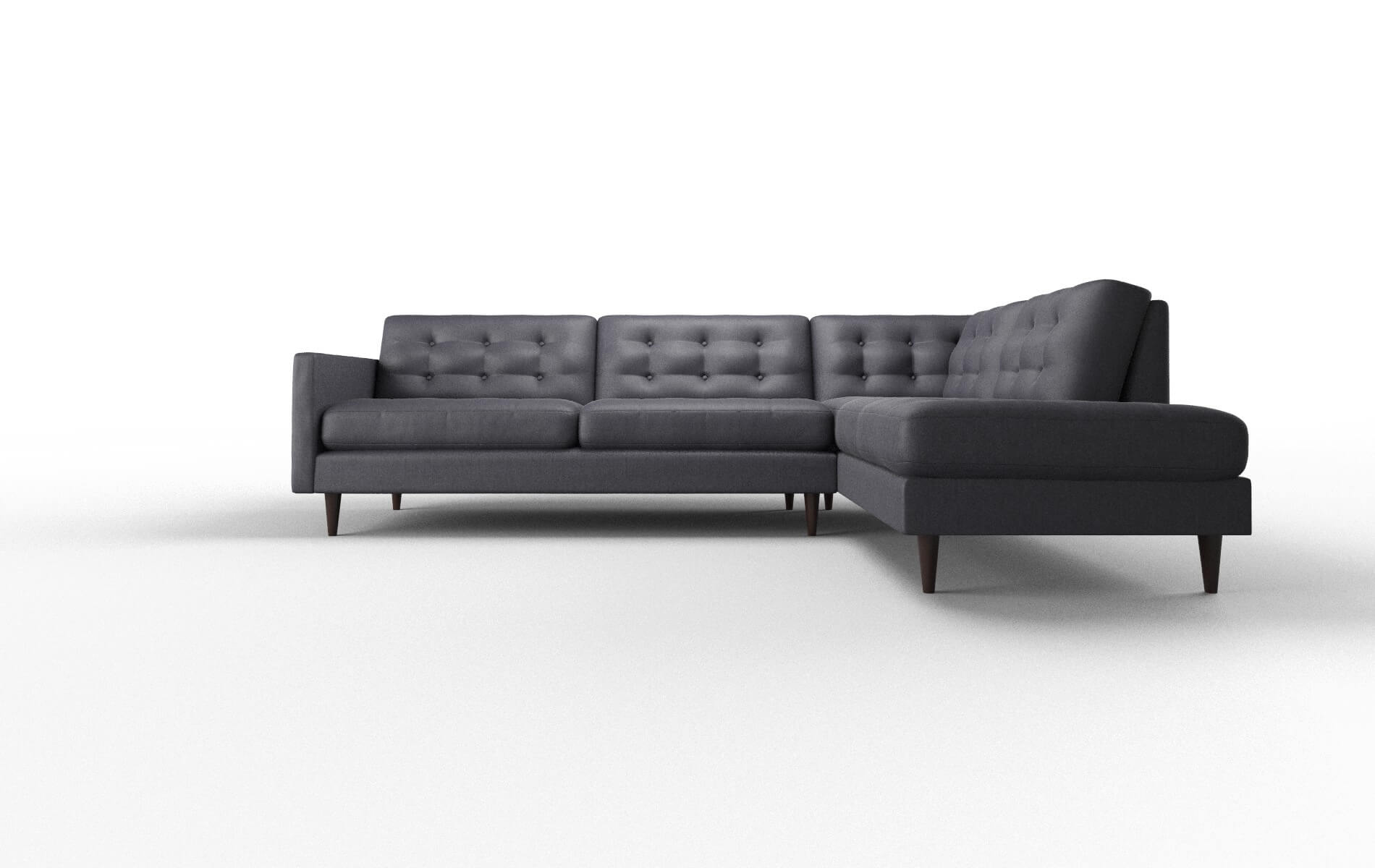 Oslo Sasha navy Panel Espresso Legs  1