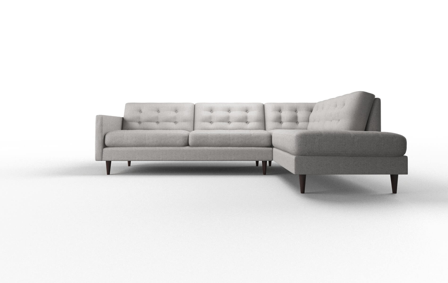 Oslo Sasha silver Panel Espresso Legs  1