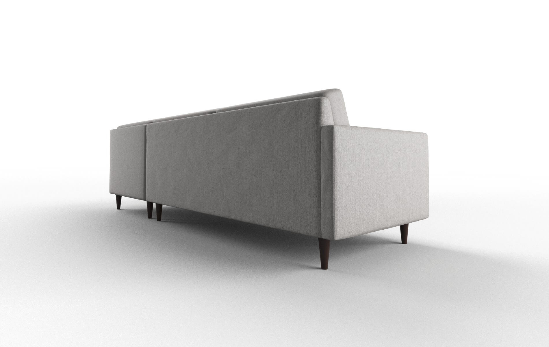 Oslo Sasha Silver Panel espresso legs 5