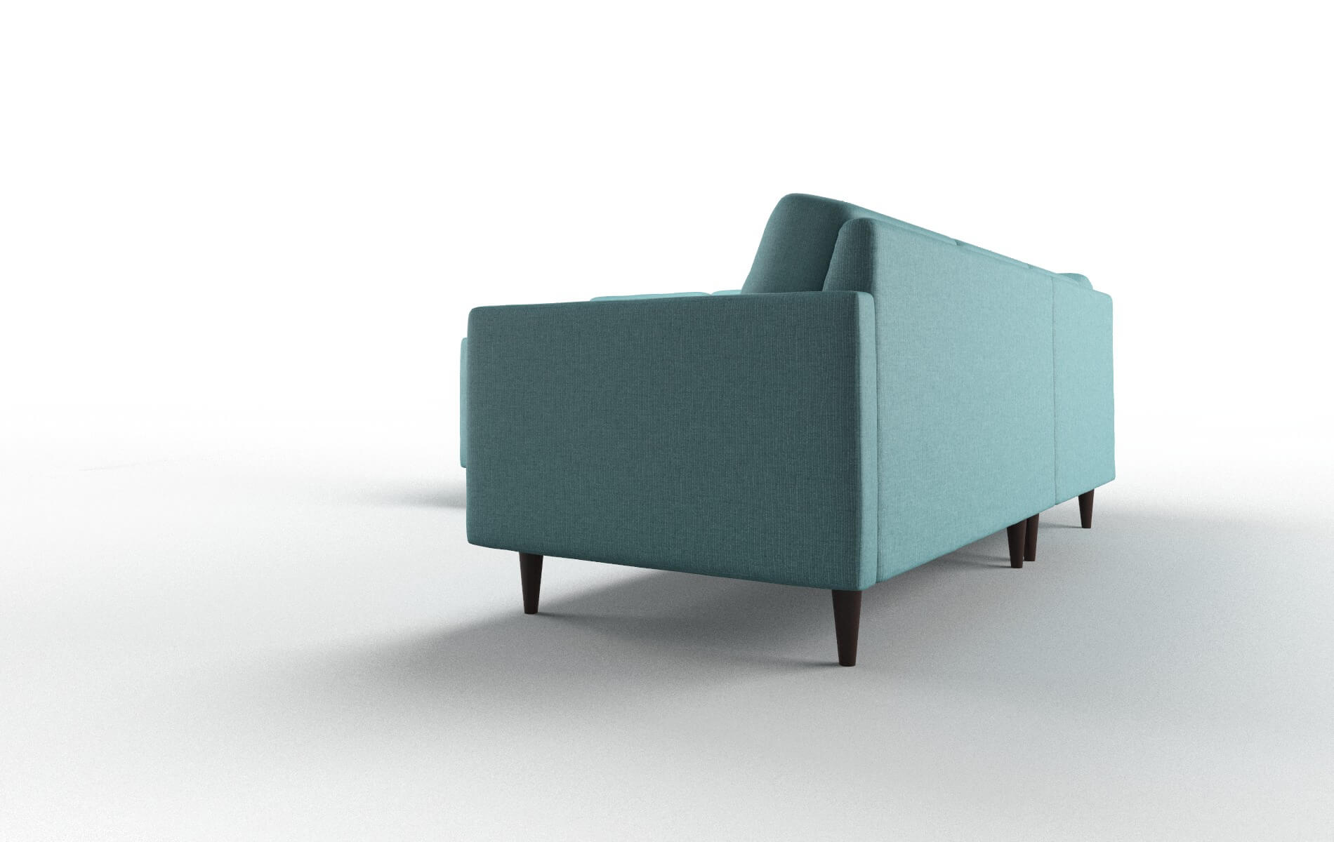 Oslo Simplex Aquavita Sectional espresso legs 4