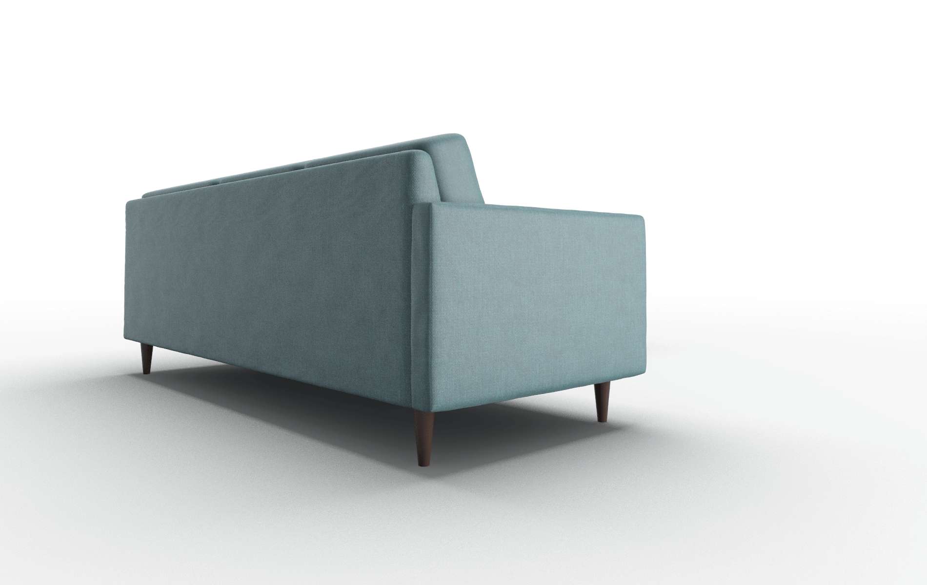 Oslo Simplex Blue_moon Sectional espresso legs 3