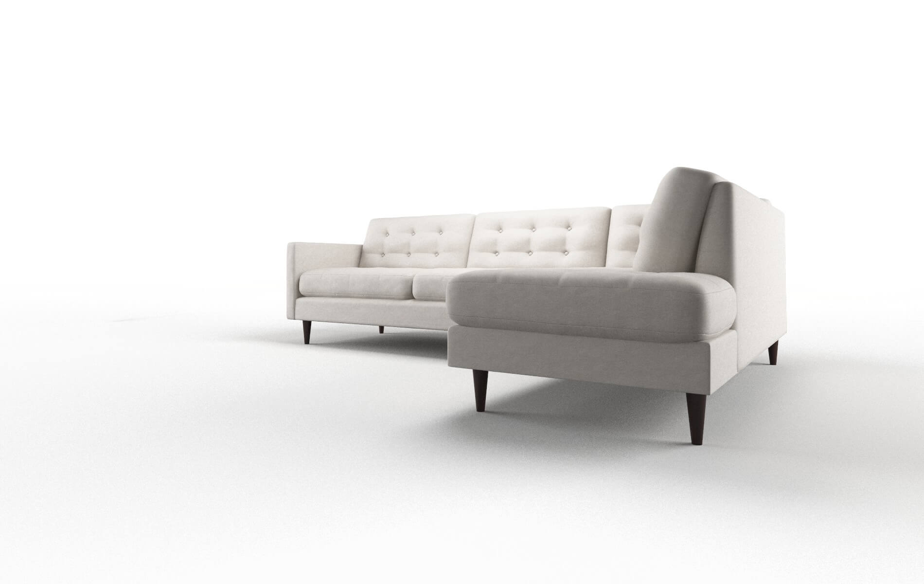 Oslo Suave Dove Panel espresso legs 4