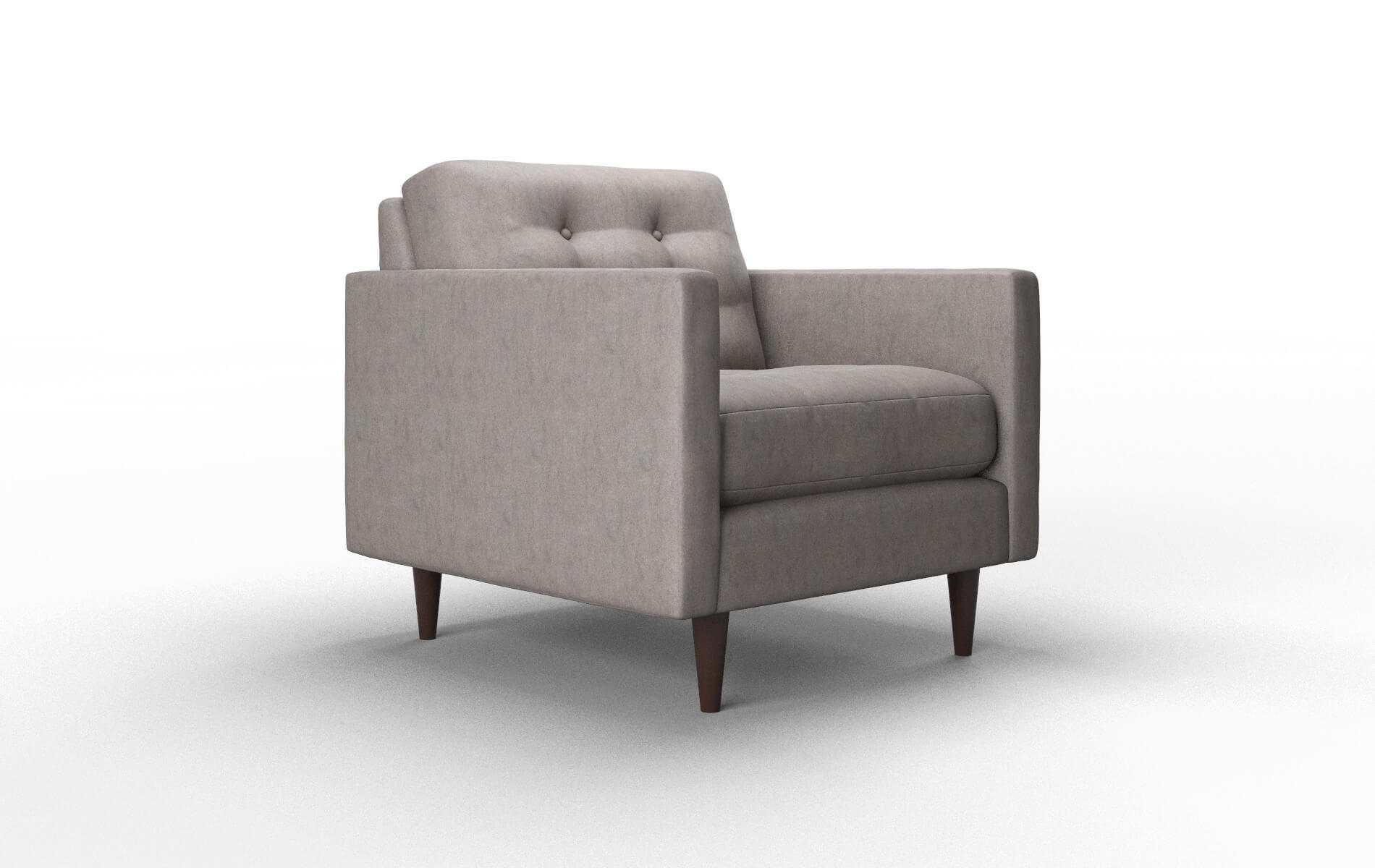 Oslo Suave Slate Chair espresso legs 2