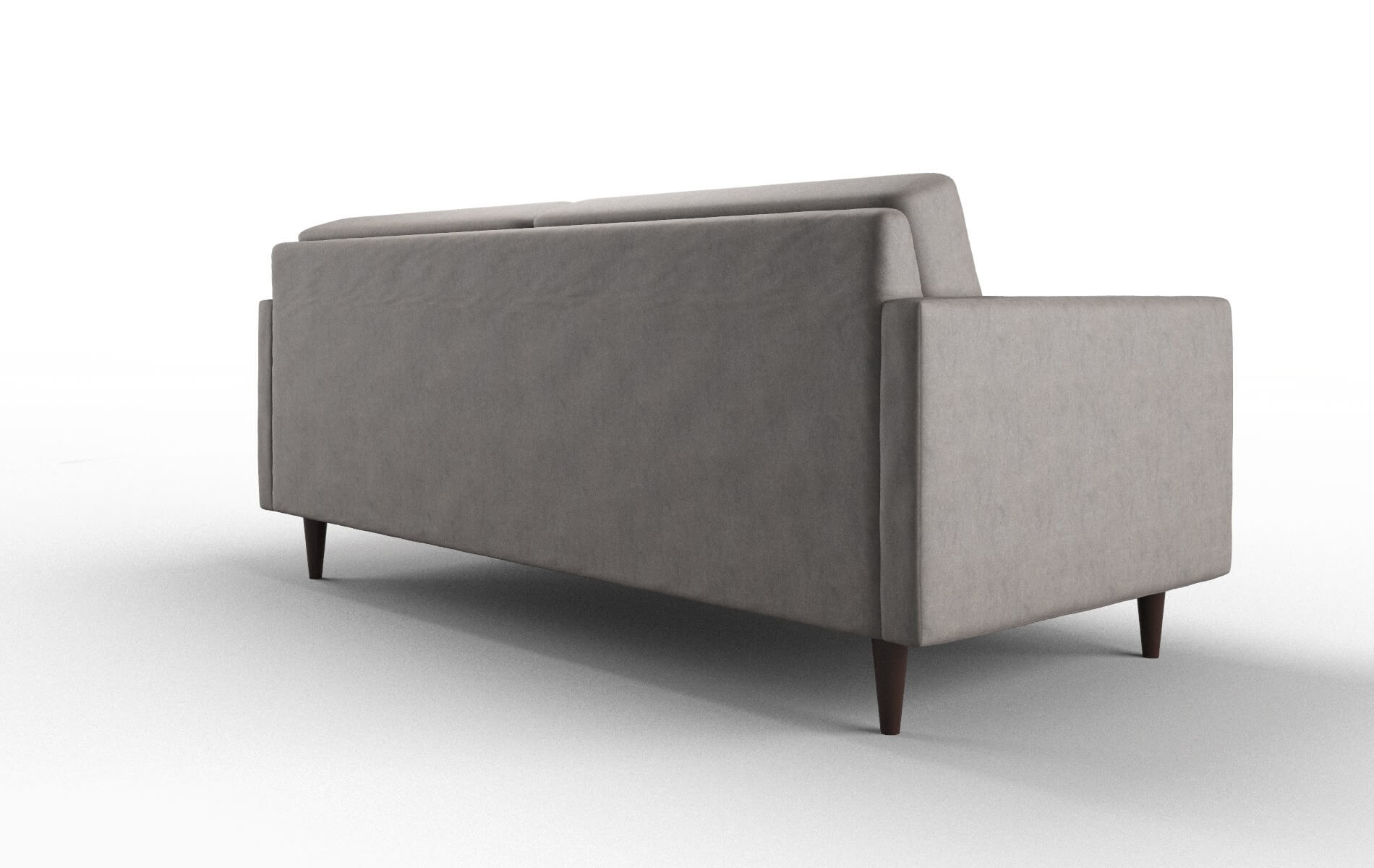 Oslo Suave Slate Sofa espresso legs 5
