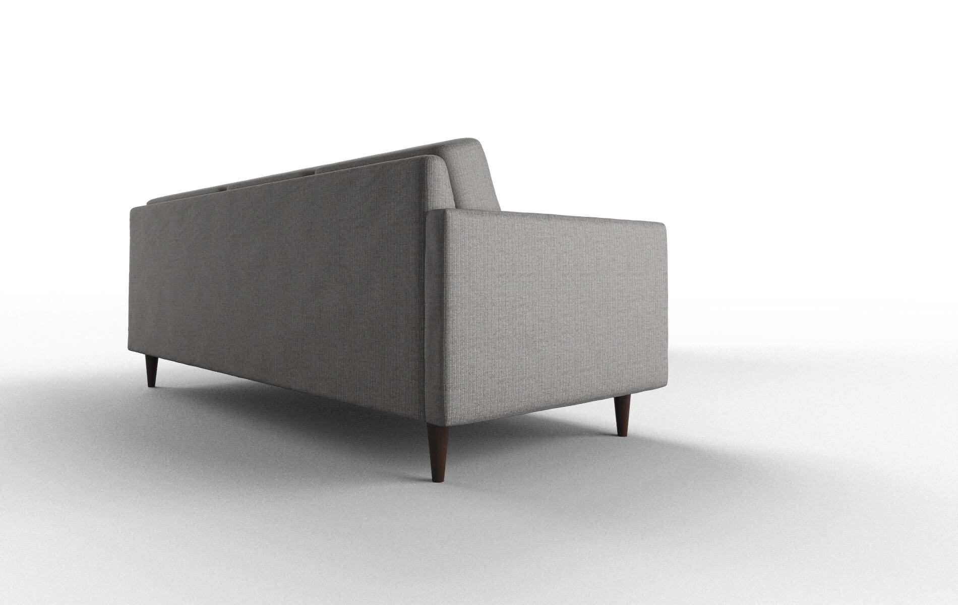Oslo Terrain Oatmeal Sectional espresso legs 3