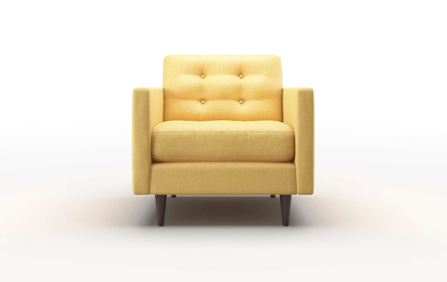 Oslo Tess Turmeric Chair espresso legs 1