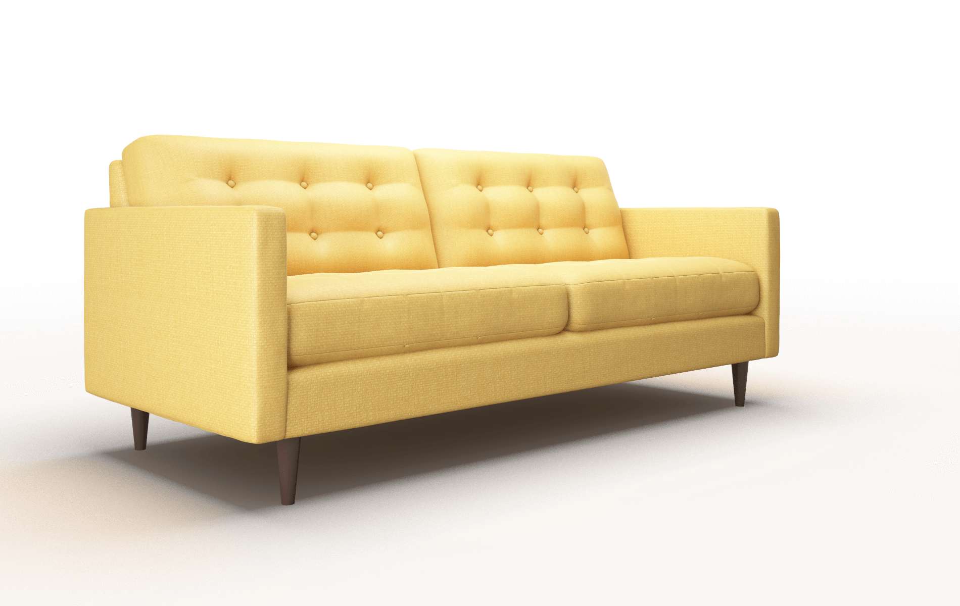 Oslo Tess Turmeric Sofa espresso legs 2