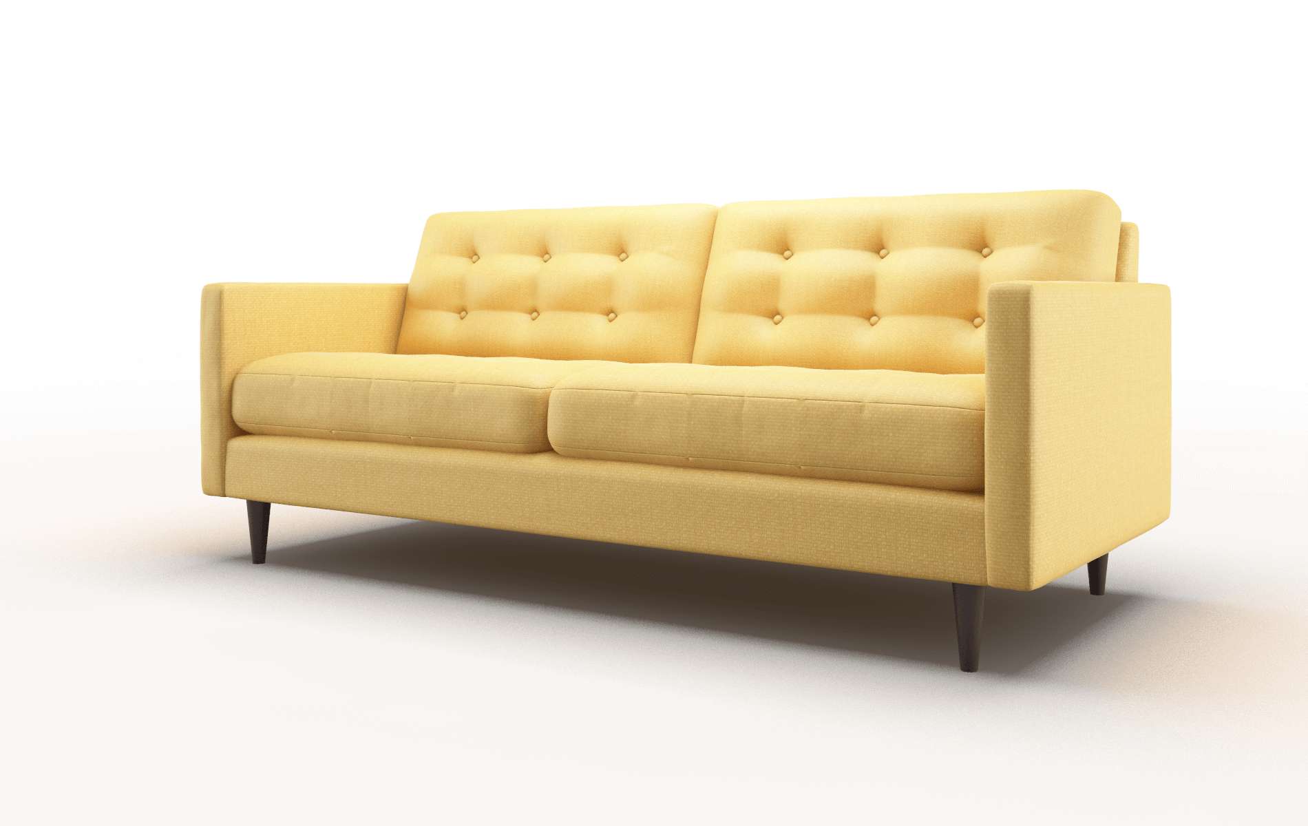 Oslo Tess Turmeric Sofa espresso legs 4