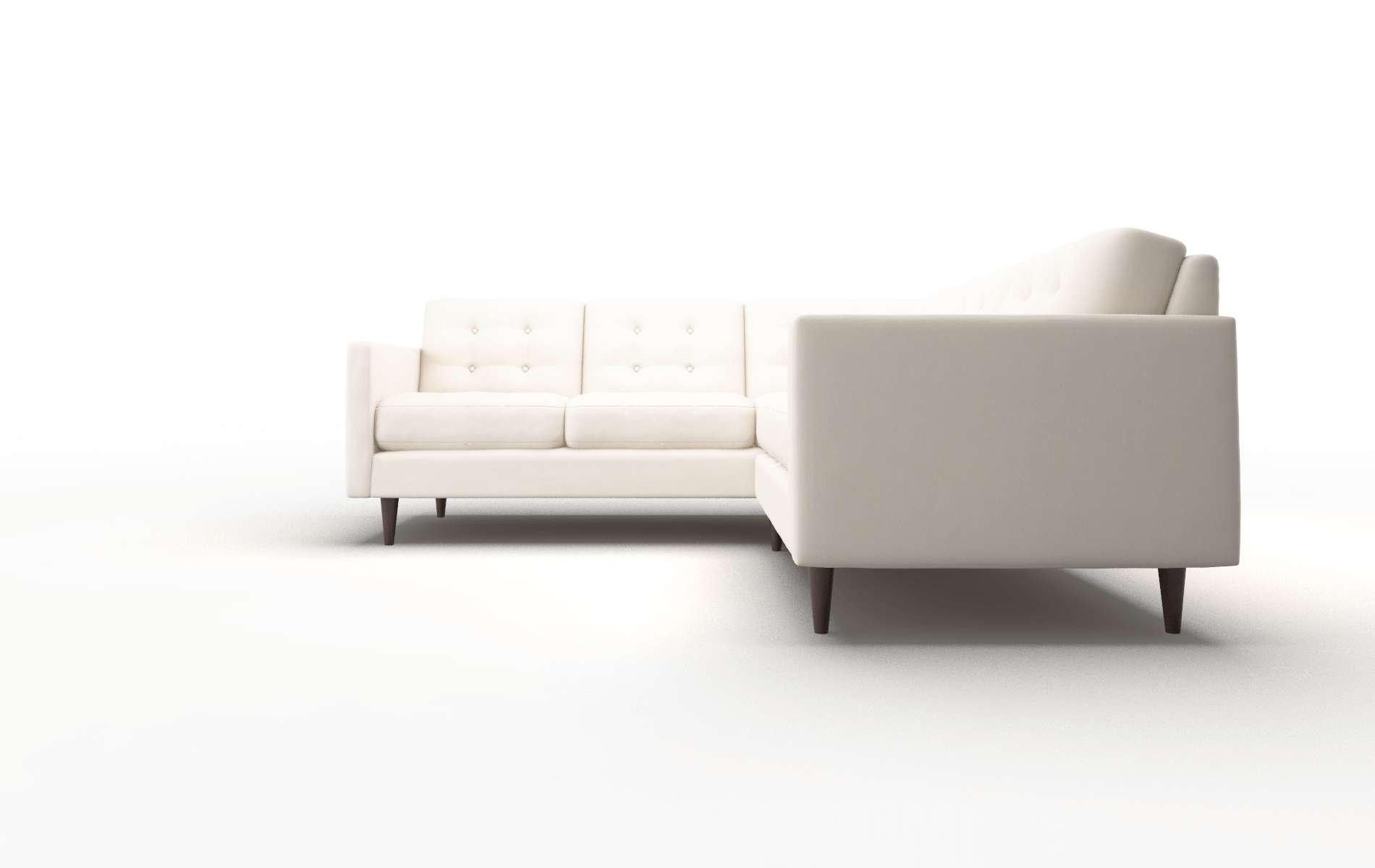 Oslo Urban_d Snow Sectional espresso legs 5