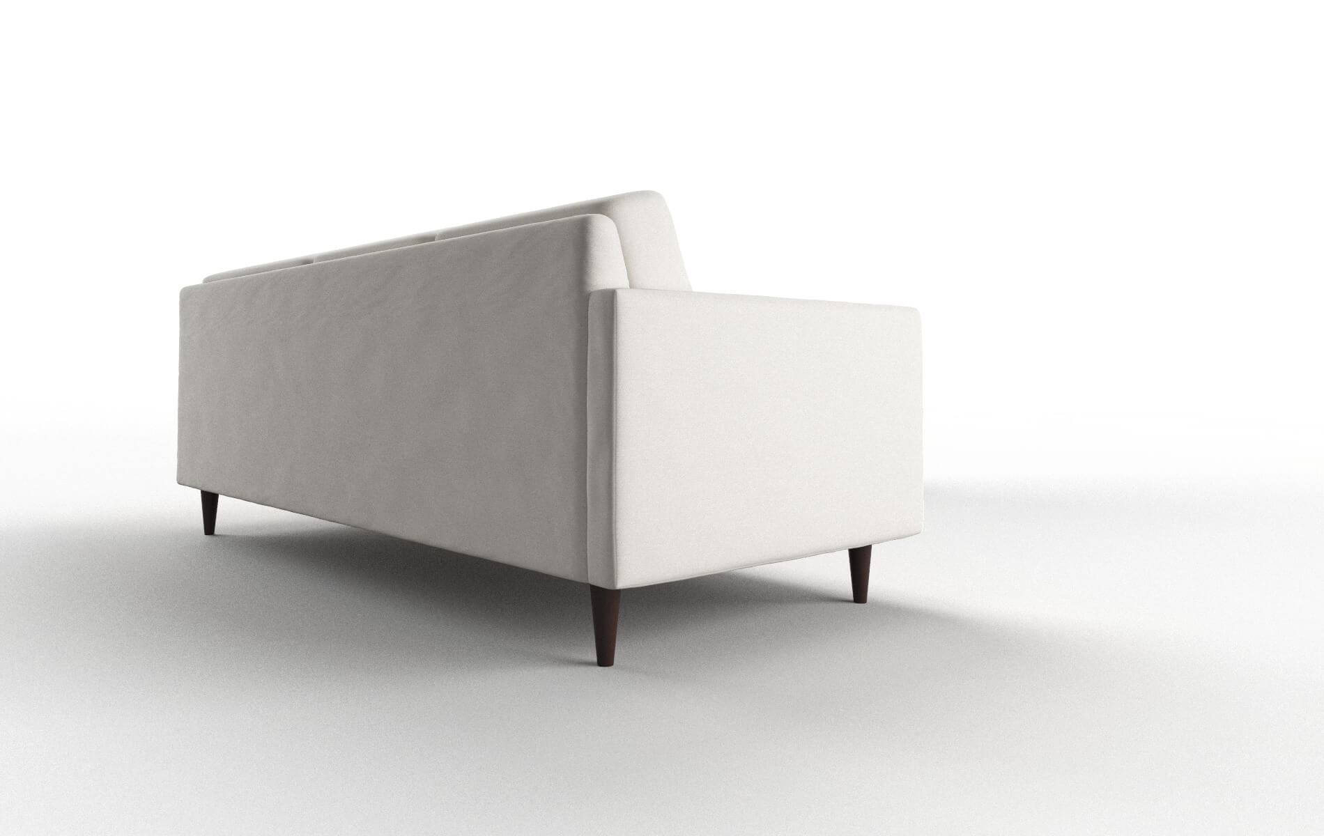 Oslo Venice Eggshell Sectional espresso legs 3