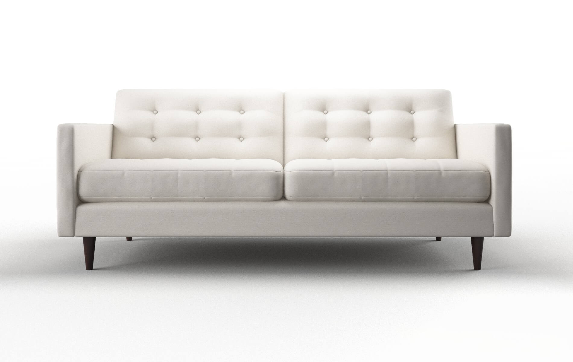 Oslo Venice Eggshell Sofa espresso legs 1
