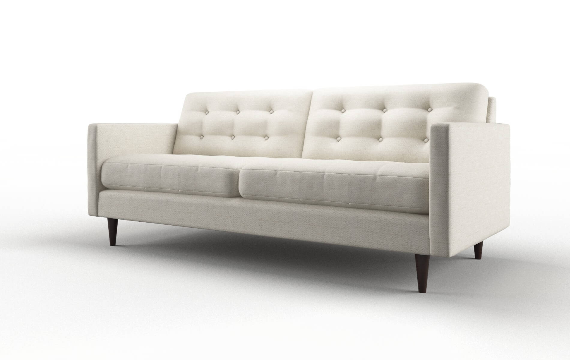 Oslo Venus Cream Sofa espresso legs 4
