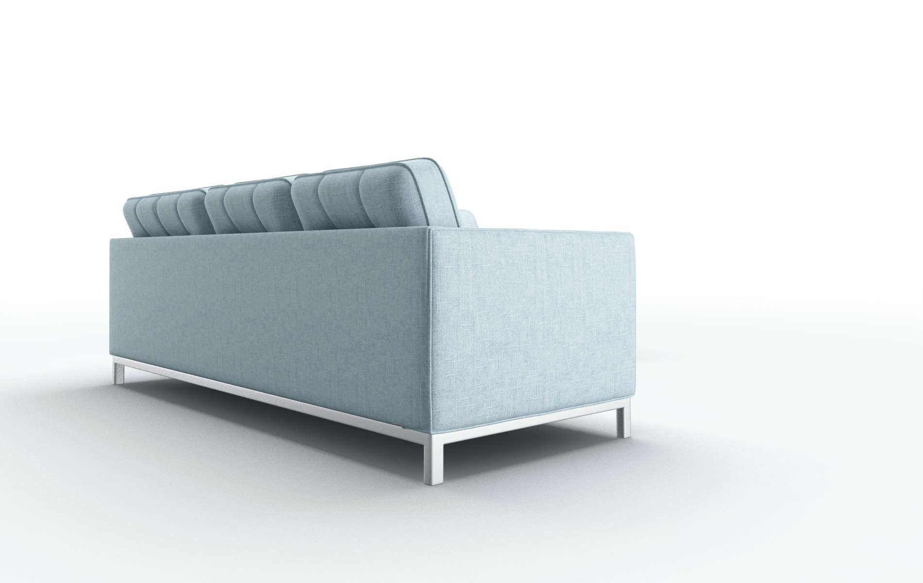 Oxford Atlas Turquoise Sectional metal legs 3