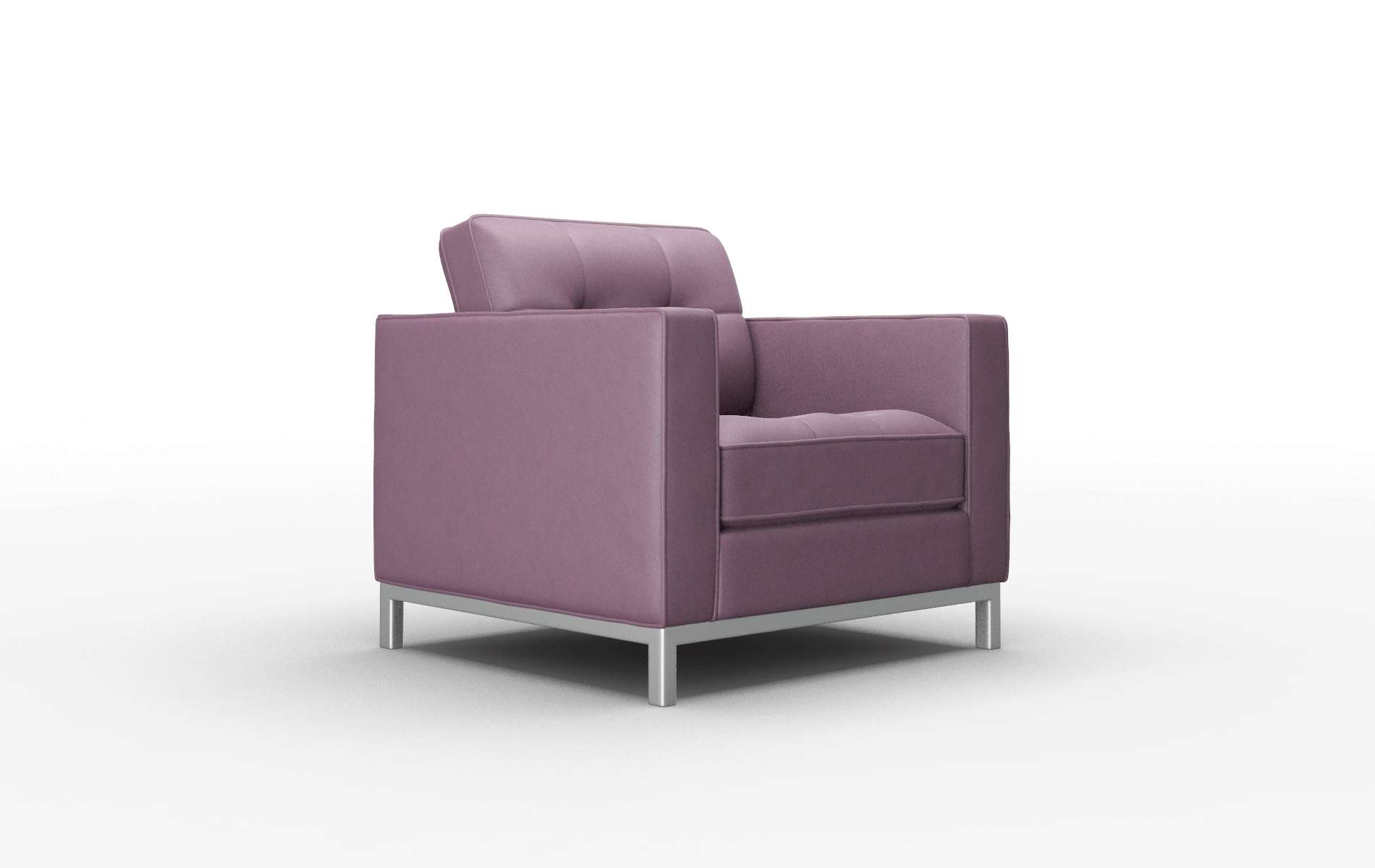 Oxford Bella Aubergine Chair metal legs 2