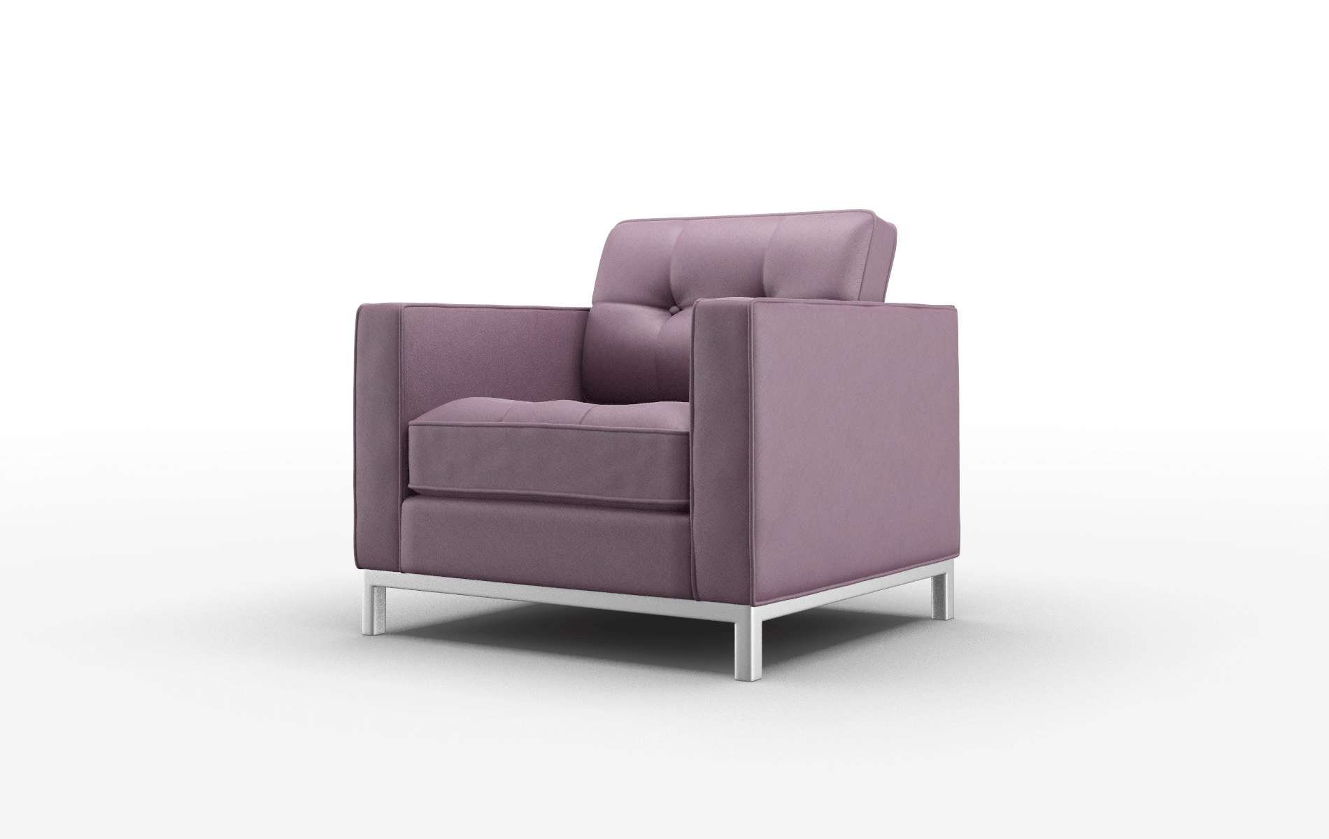Oxford Bella Aubergine Chair metal legs 4