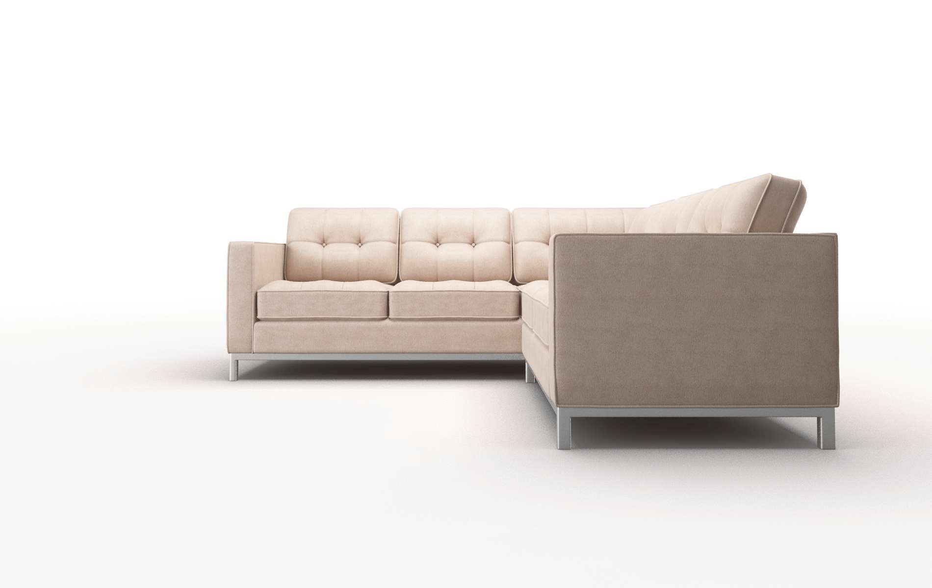 Oxford Bella Pewter Sectional metal legs 5