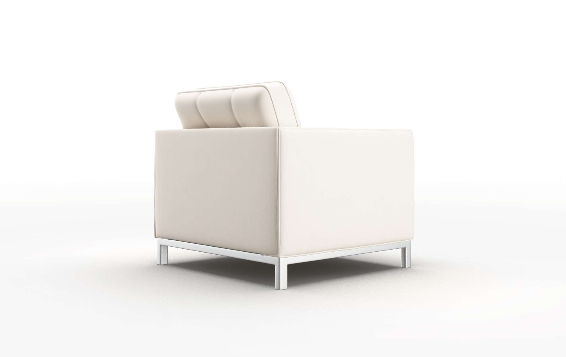 Oxford Blanche Milky Chair metal legs 5