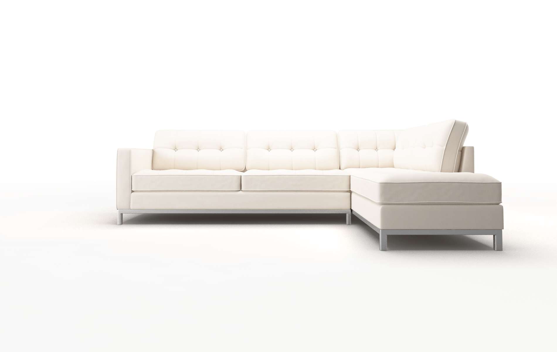 Oxford Blanche Milky Panel metal legs 1