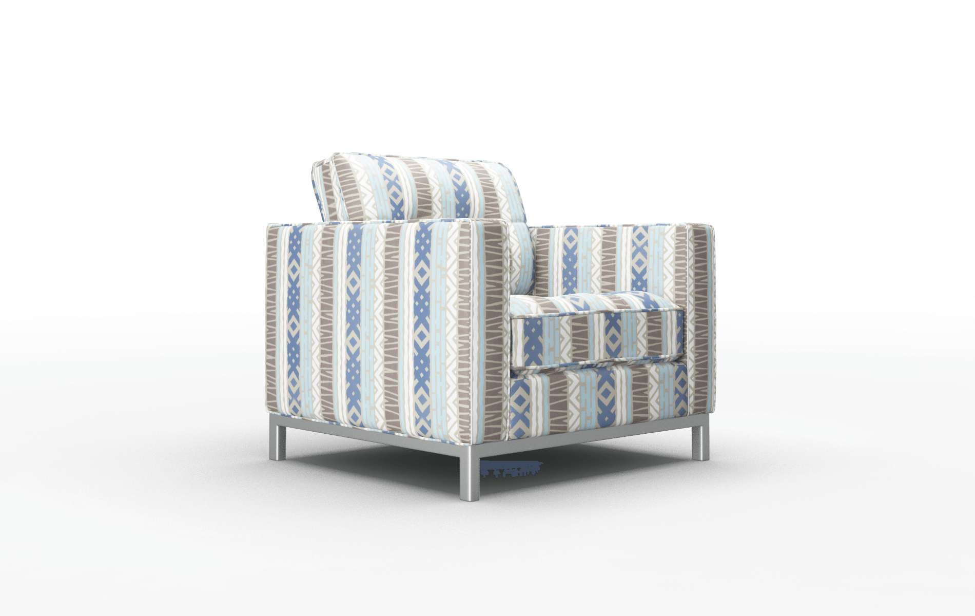 Oxford Bodhi Indigo Chair metal legs 2