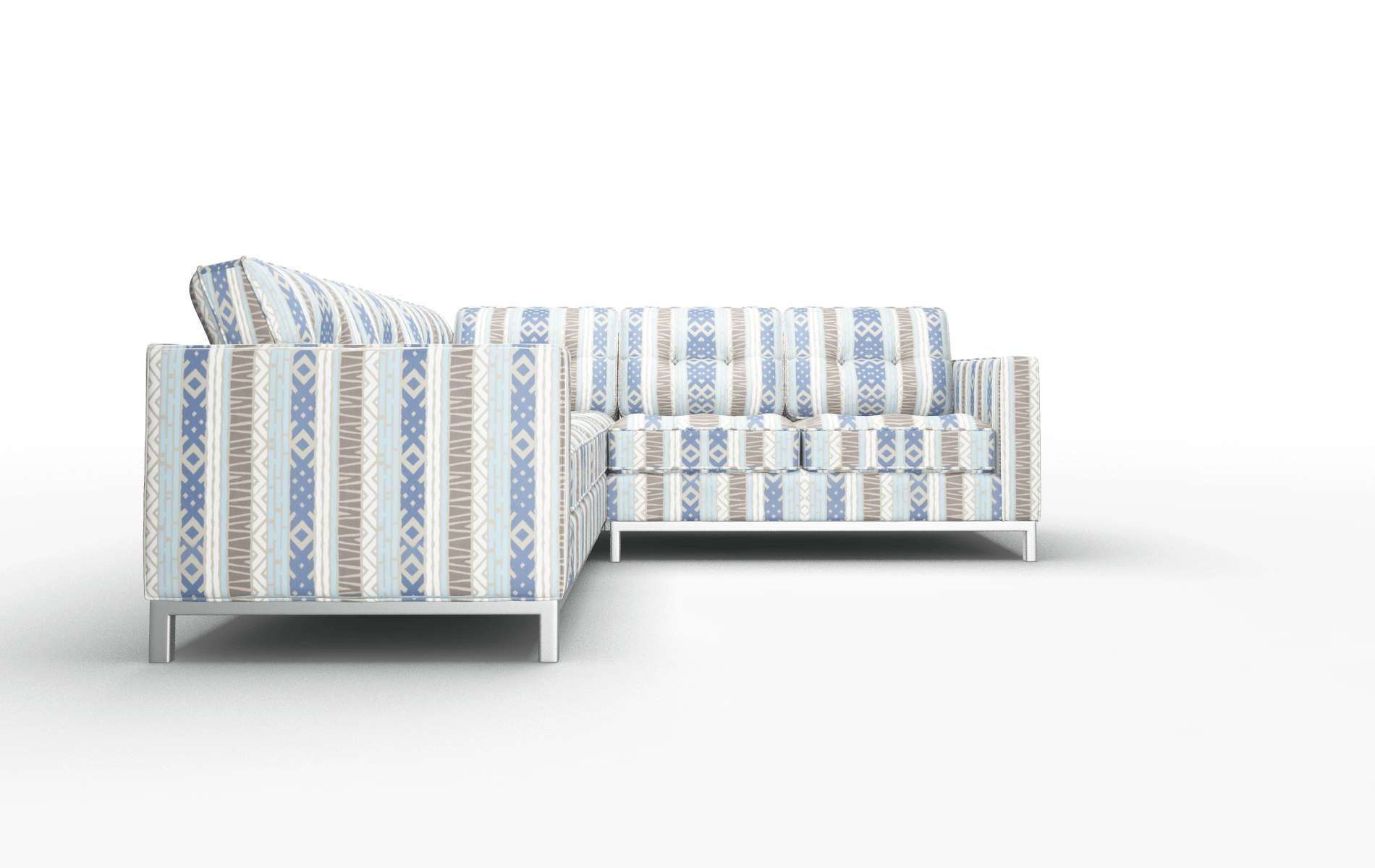 Oxford Bodhi Indigo Sectional metal legs 2