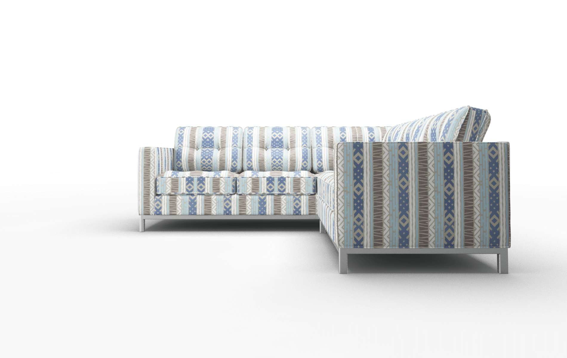 Oxford Bodhi Indigo Sectional metal legs 5