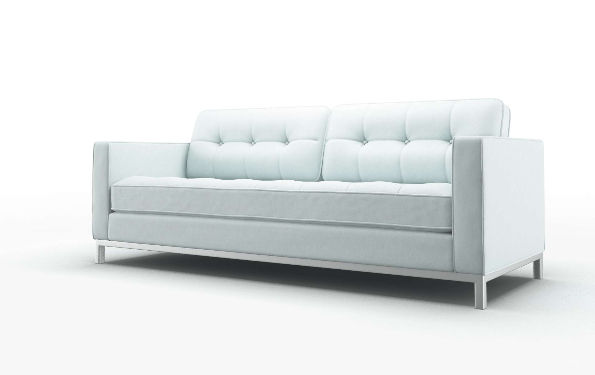 Oxford Clyde Cornflower Sofa metal legs 4