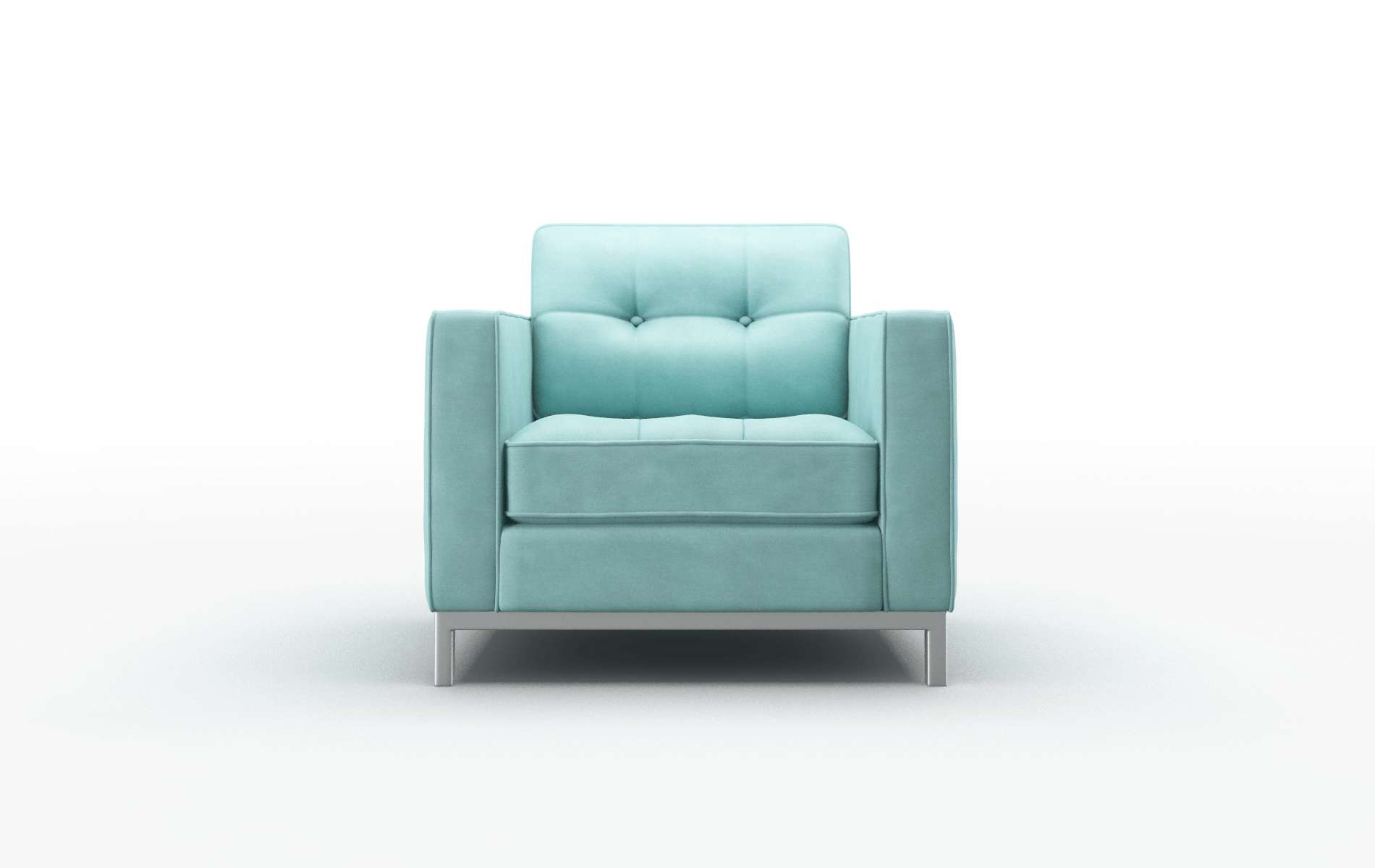 Oxford Curious turquoise Chair Metal Legs  1