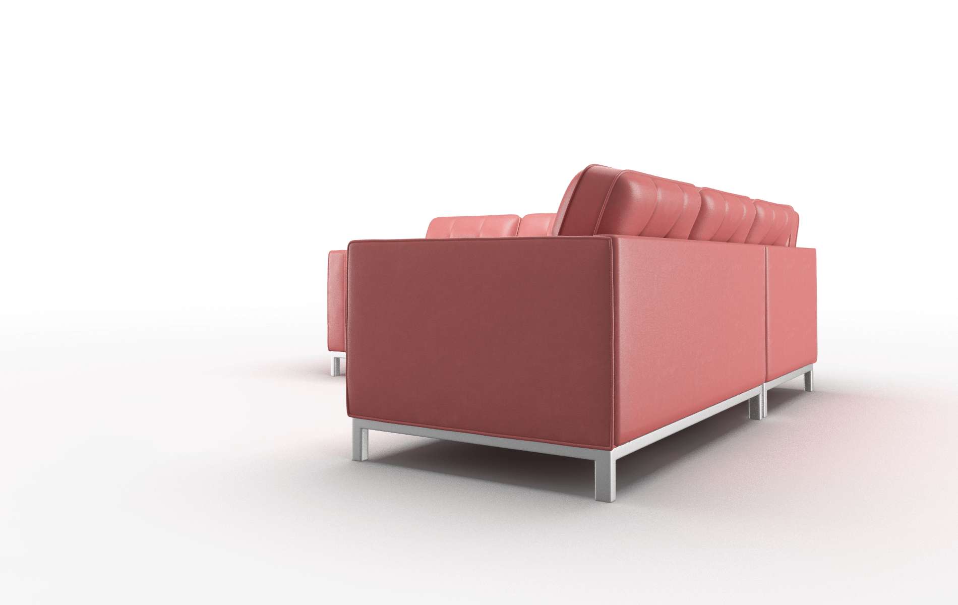 Oxford Dillion Cordovan Sectional metal legs 4