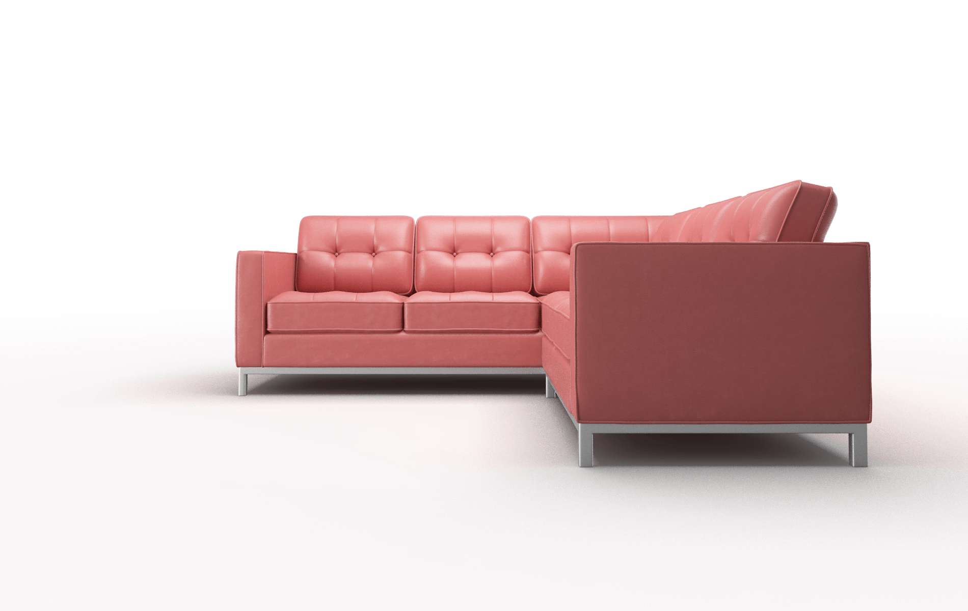 Oxford Dillion Cordovan Sectional metal legs 5