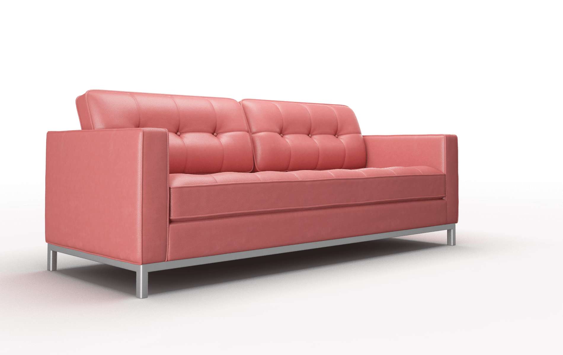 Oxford Dillion Cordovan Sofa metal legs 2