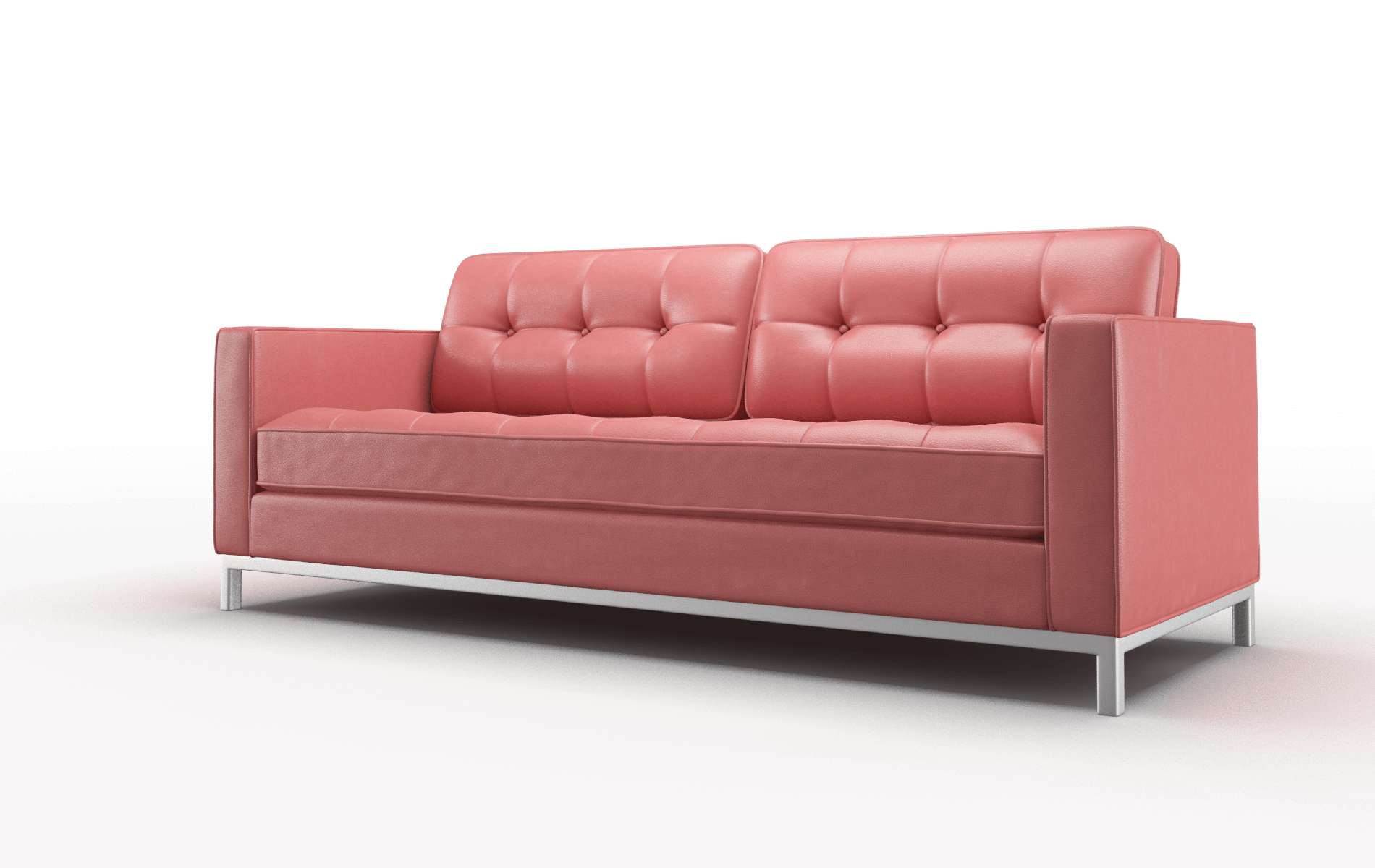 Oxford Dillion Cordovan Sofa metal legs 4