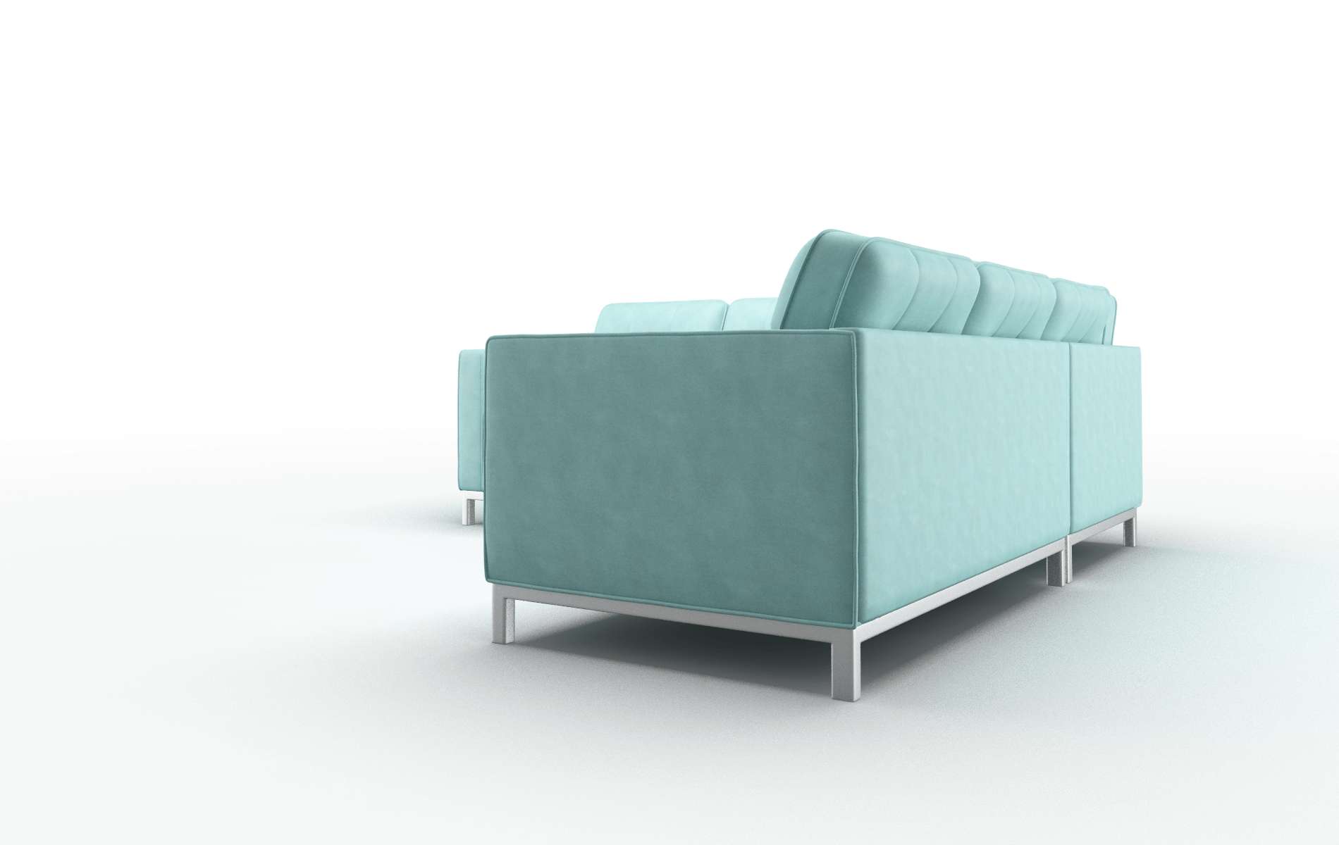 Oxford Dream_d French_blue Sectional metal legs 4